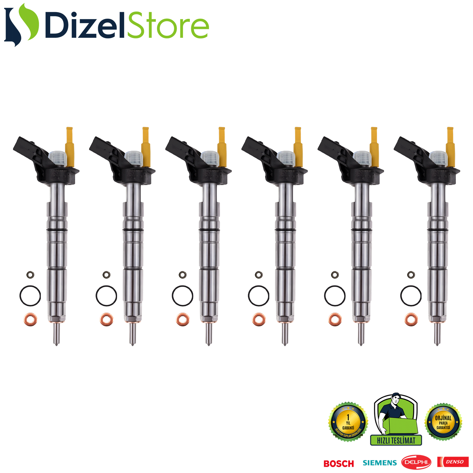 6X Mercedes e300 e350 3.0 CDI 0445116026 0445116027 A6420701287