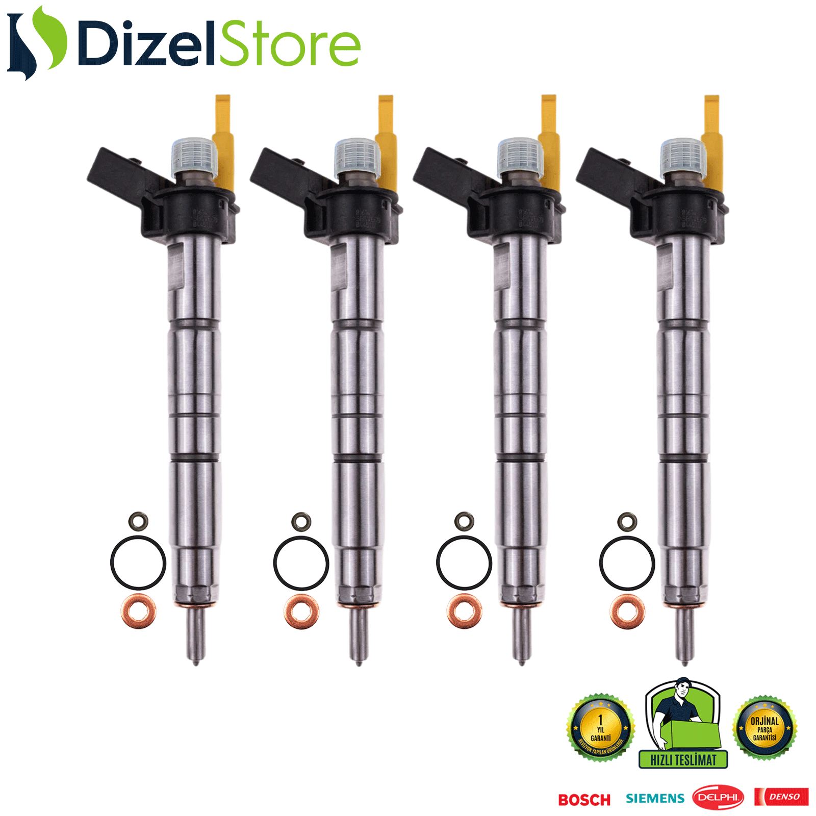 4X BMW X3 X5 3.0 BOSCH PİEZO 0445117030