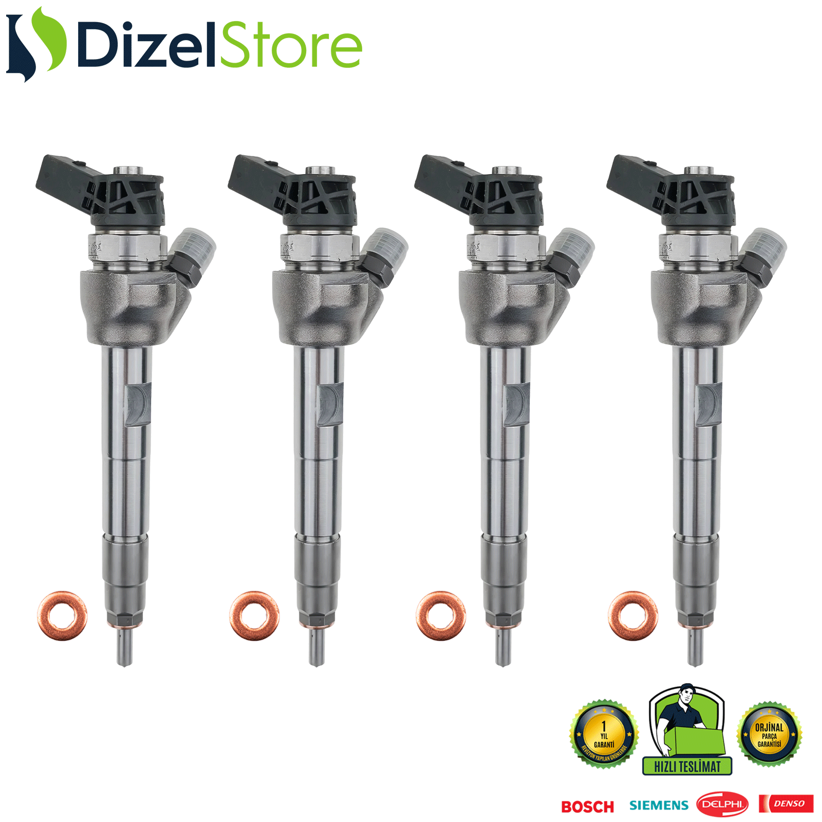 4X BMW 1-2 X1 1.5 Bosch Enjektör 0445110598 13538511630