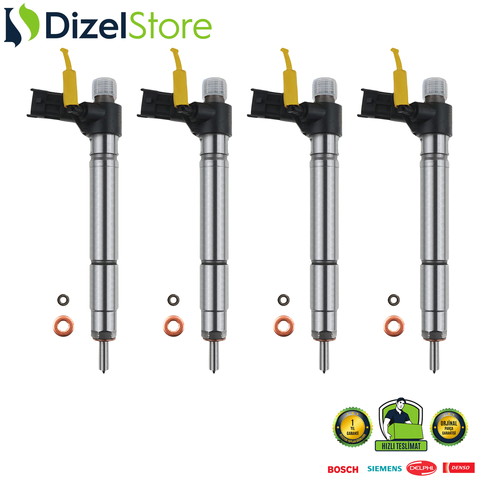 4X CITROËN FORD PEUGEOT JAGUAR 2.2 HDi | Bosch 0445115087 0986435434