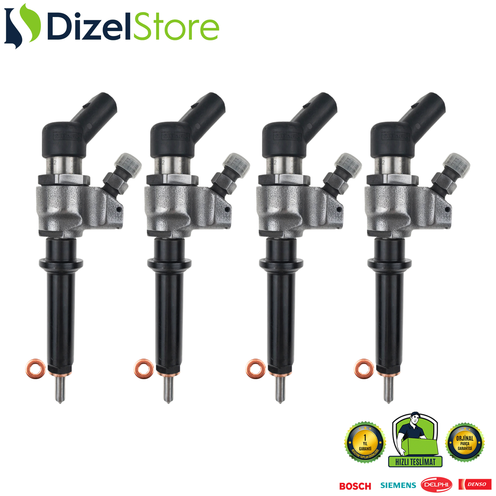 4X PEUGEOT PARTNER 2.0 HDi 9636819380 9652173780