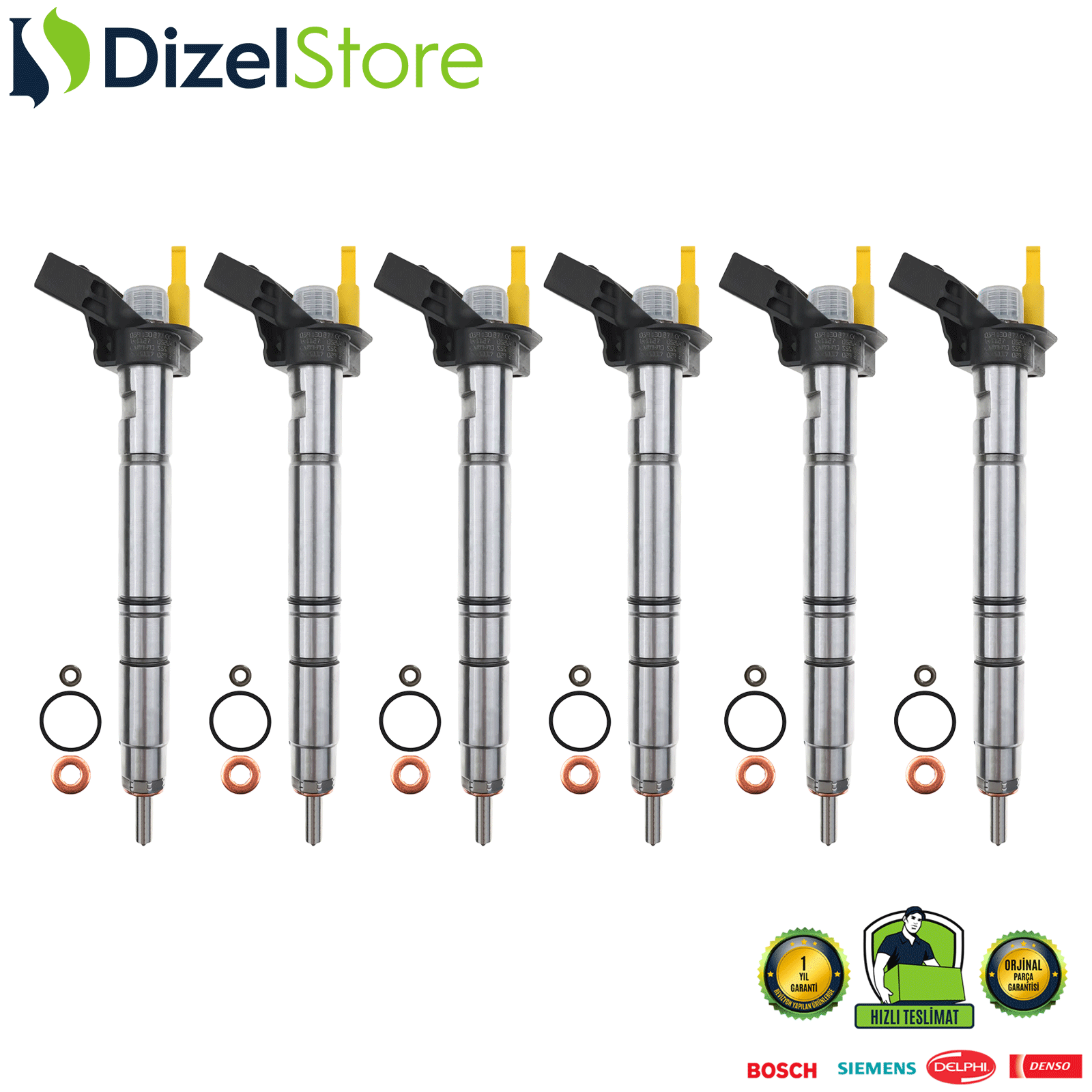 6X AUDİ VW PORSCHE 3.0 TDI 0445117029 059130277CK