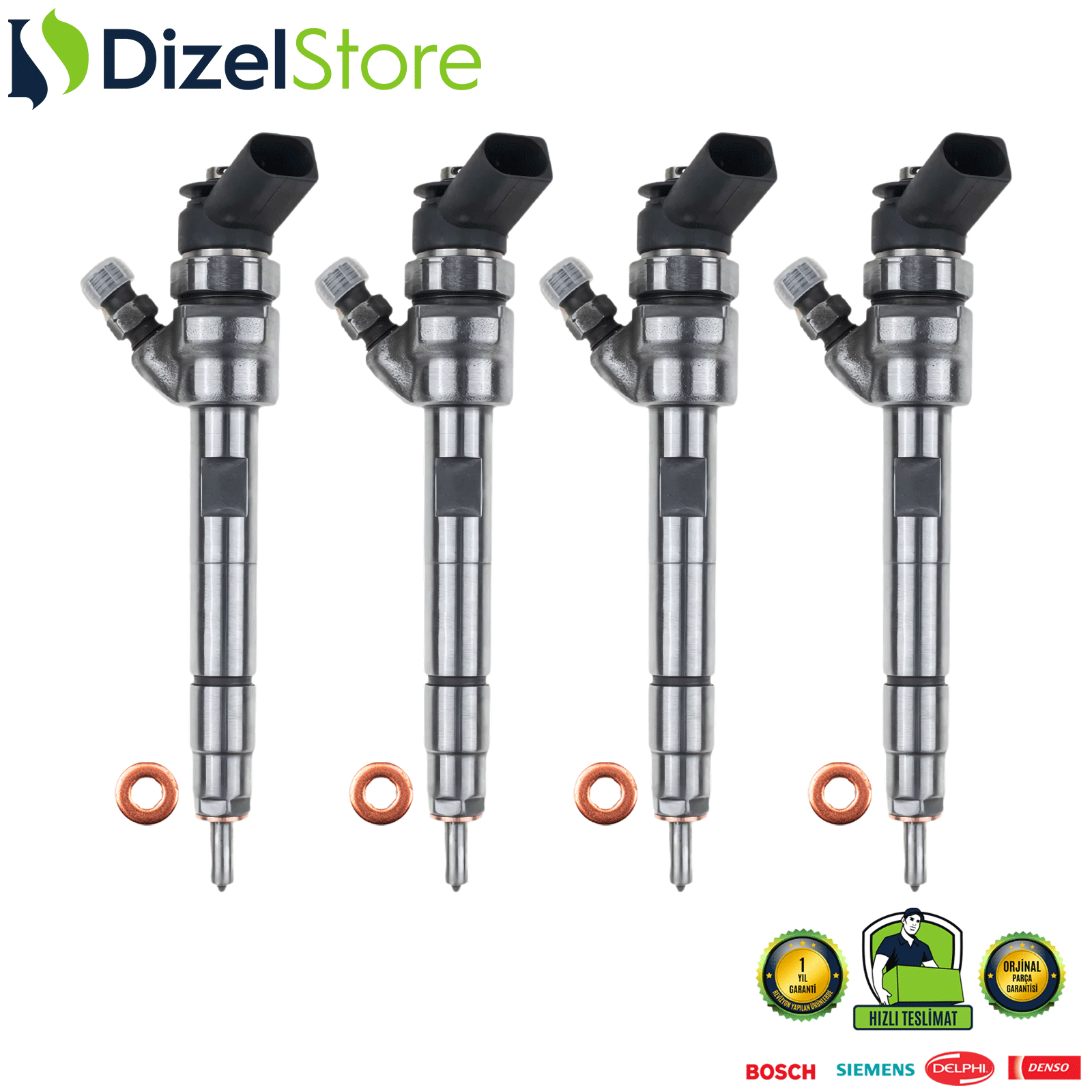 4X 0445110401 MİNİ COOPER 1.6 R55 R56 R57 R60 R61 ENJEKTÖR 0445110600