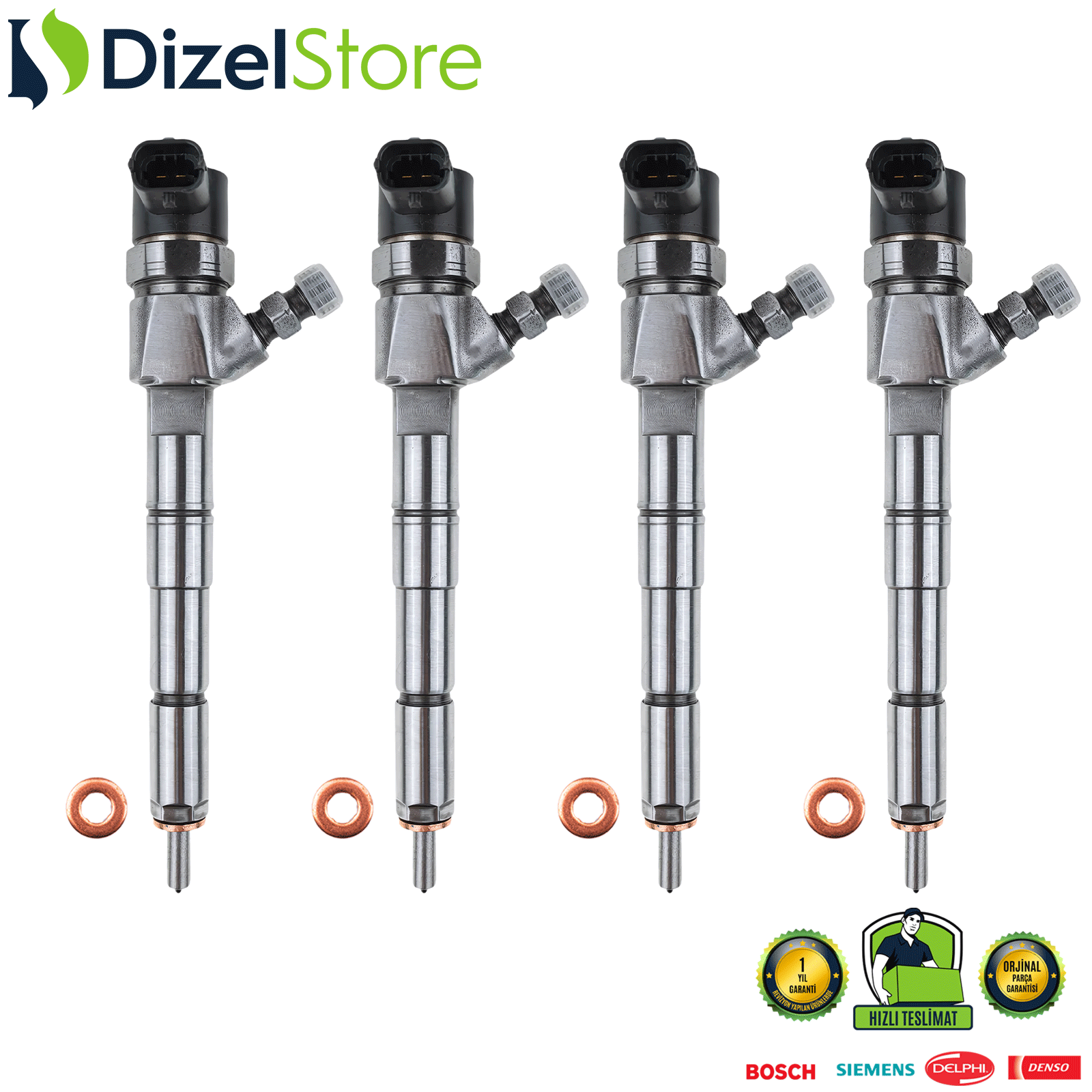4X OPEL INSIGNIA A 2.0 CDTI BOSCH ENJEKTÖR 0445110423 0986435237
