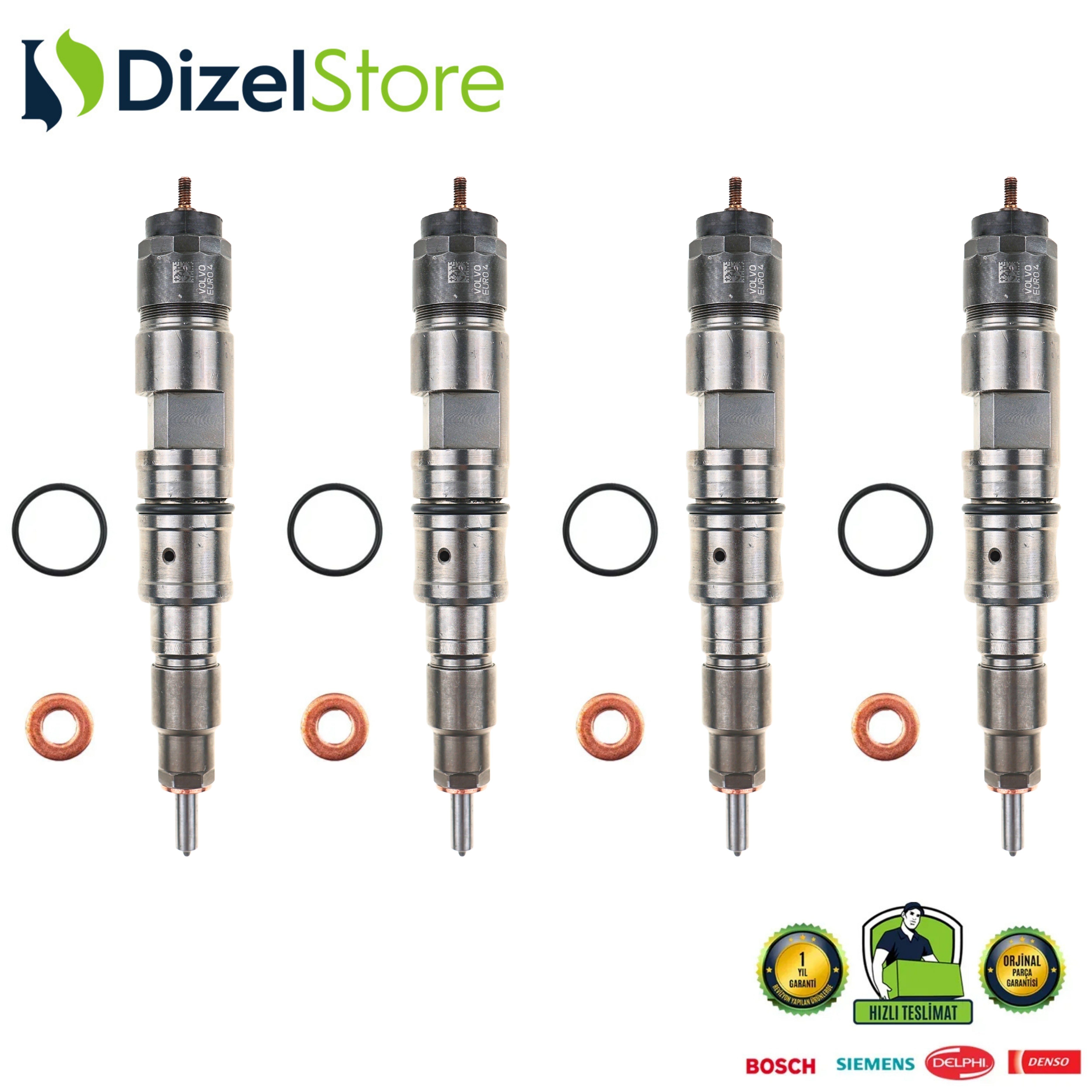 4X 0445120137 RENAULT TRUCKS VOLVO DİZEL ENJEKTÖR |0986435529