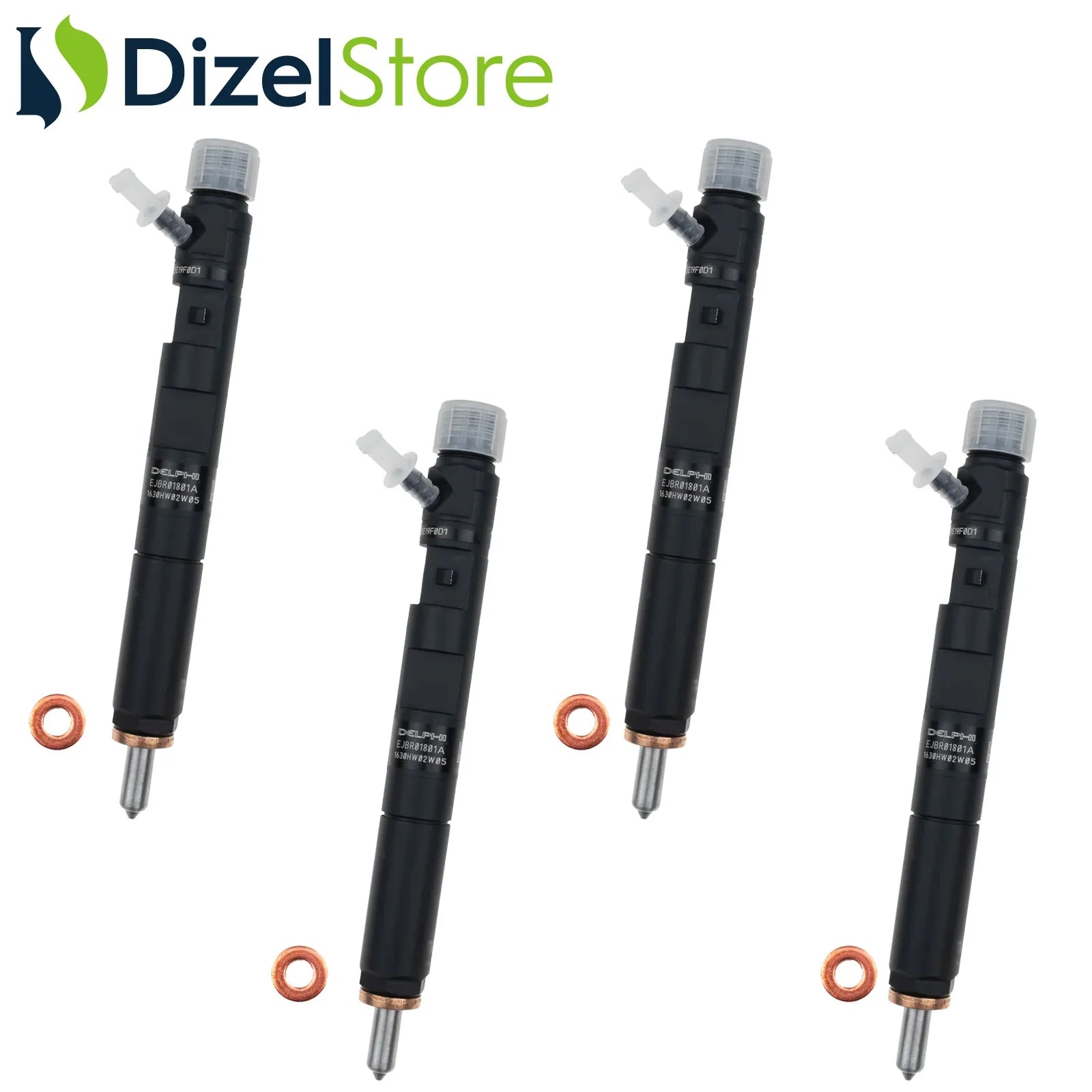 4X EJBR01801A Delphi Enjektör Renault Clio Megane Kangoo 1.5 dCi 28232248 - Dizel Store