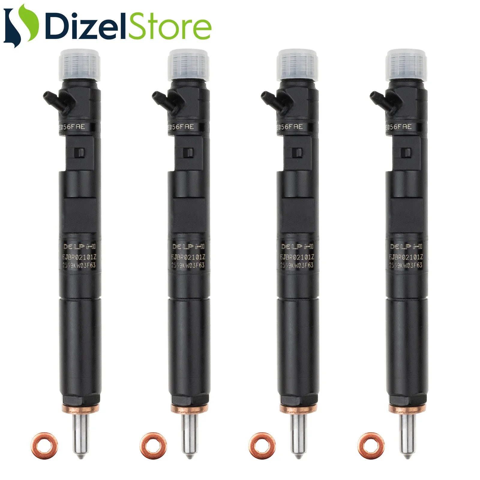 4X EJBR02101Z Delphi Enjektör Dacia Renault Clio Kangoo Logan 1.5 dCi 28232242 - Dizel Store