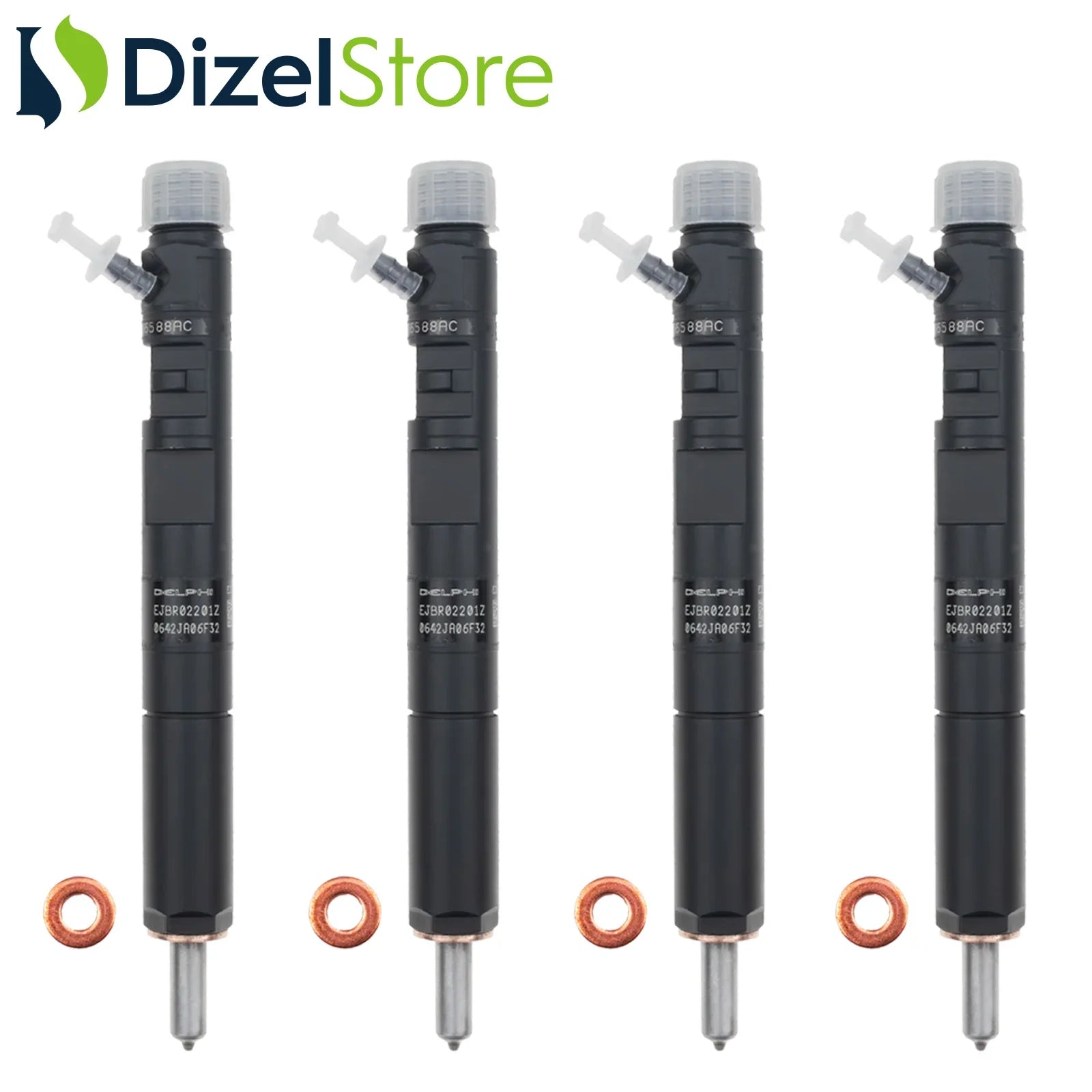 4X EJBR02201Z Delphi Enjektör Ford Focus Tourneo Connect 1.8 TDCi 1S4Q9F593AF - Dizel Store
