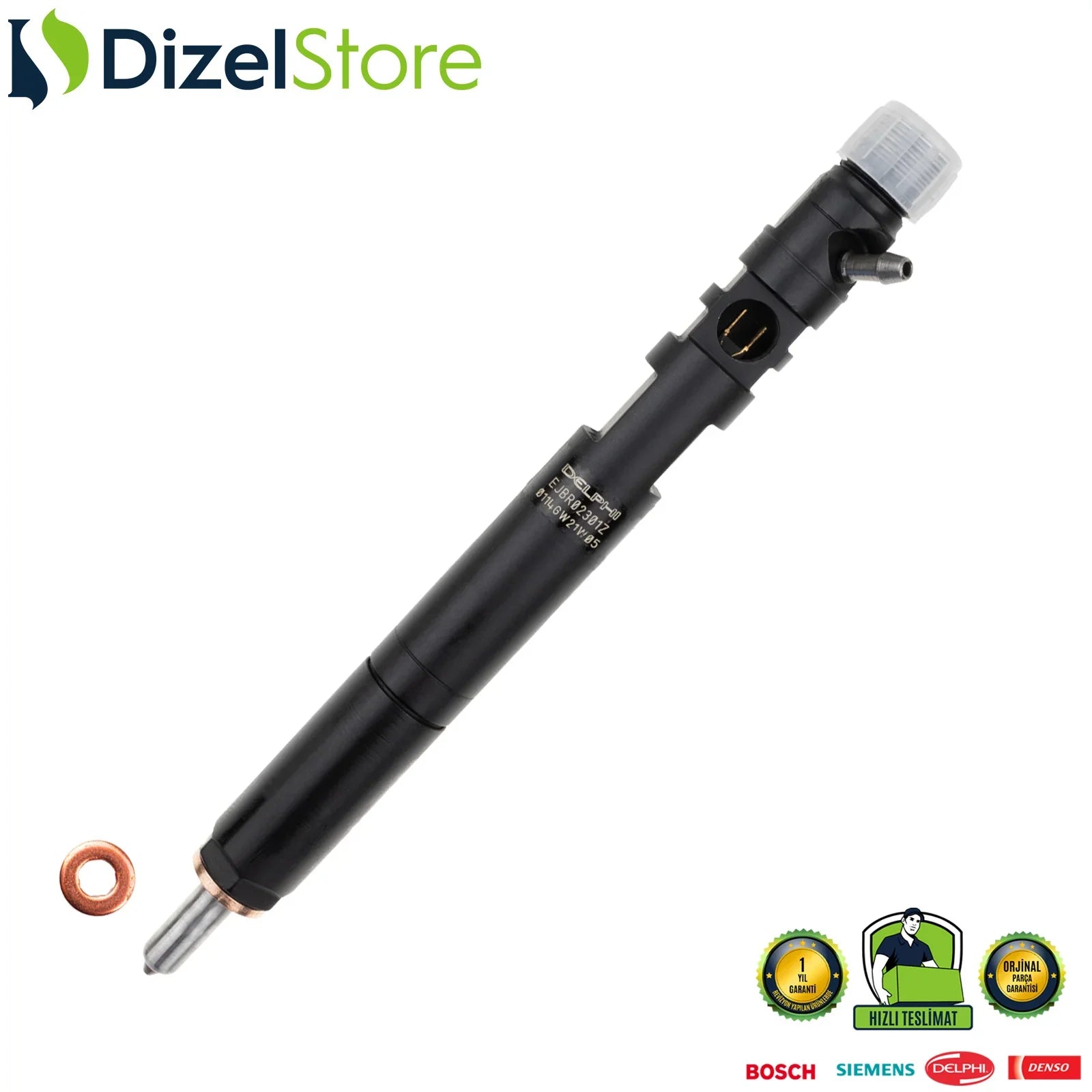 EJBR02301Z Delphi Injektor Hyundai Terracan Kia Carnival 2.9 CRDi 33800-4X500 - Dizel Store