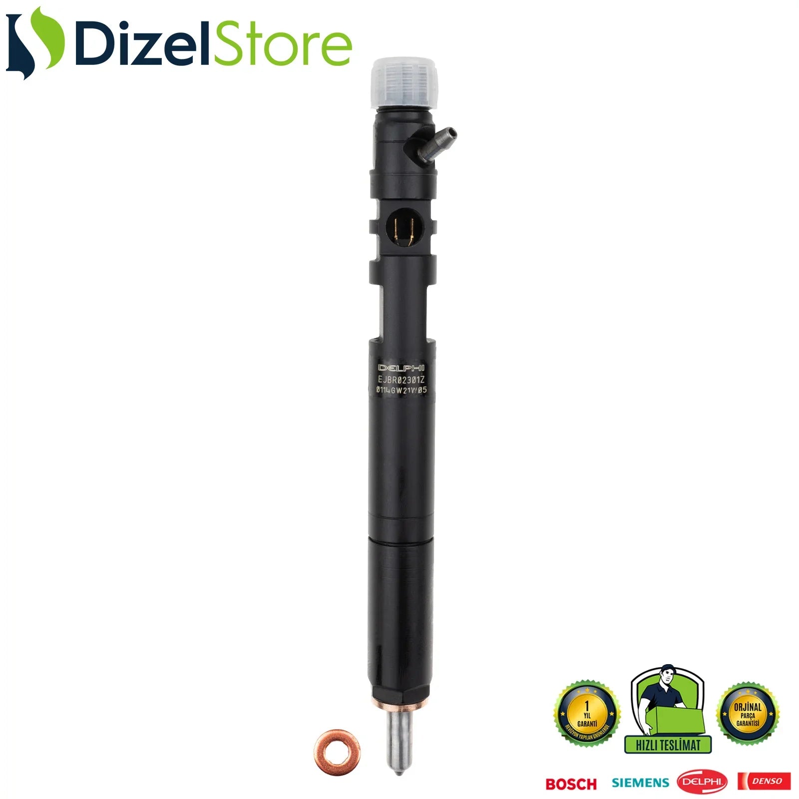 EJBR02301Z Delphi Injektor Hyundai Terracan Kia Carnival 2.9 CRDi 33800-4X500 - Dizel Store