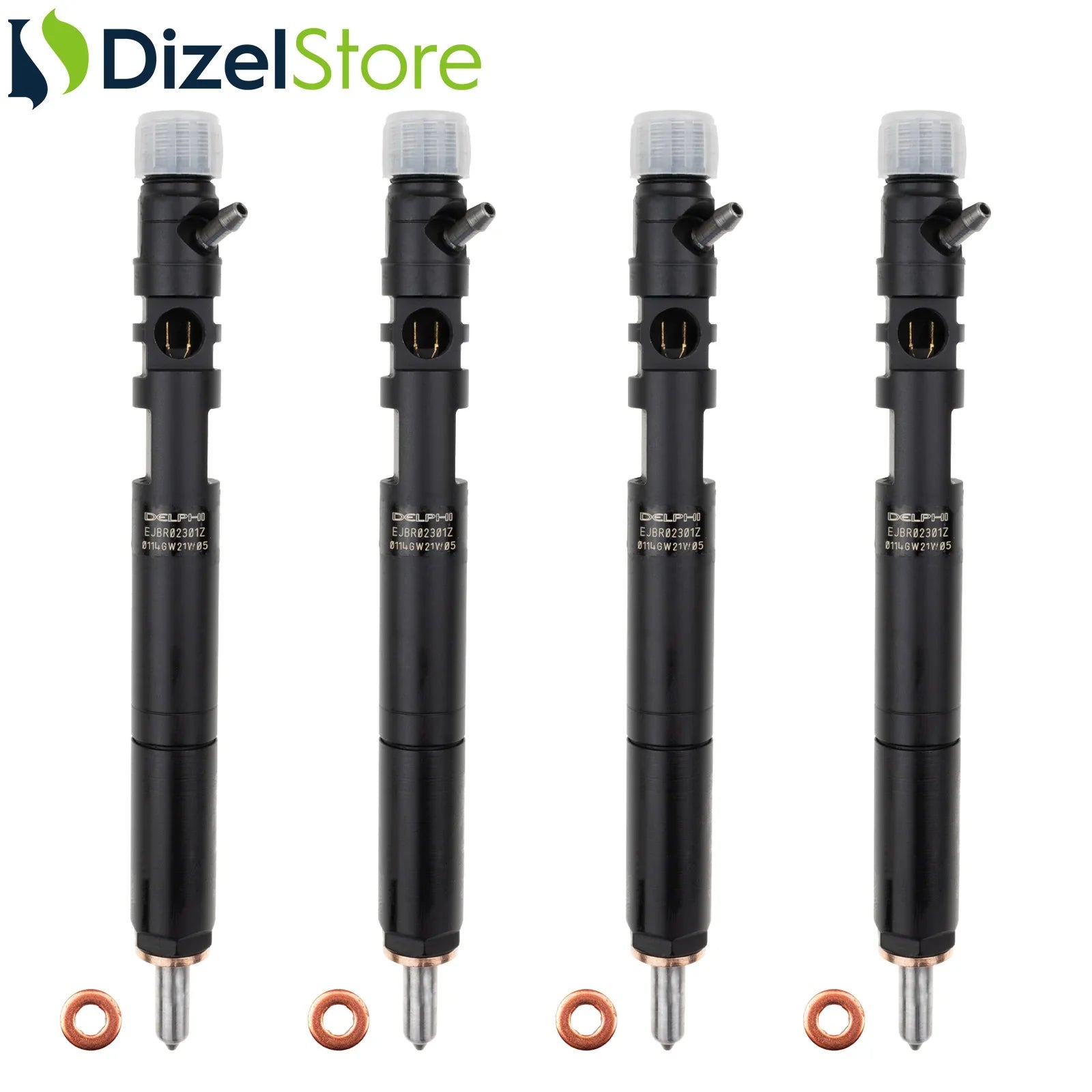 4X EJBR02301Z Delphi Injektor Hyundai Terracan Kia Carnival 2.9 CRDi 33800-4X500 - Dizel Store