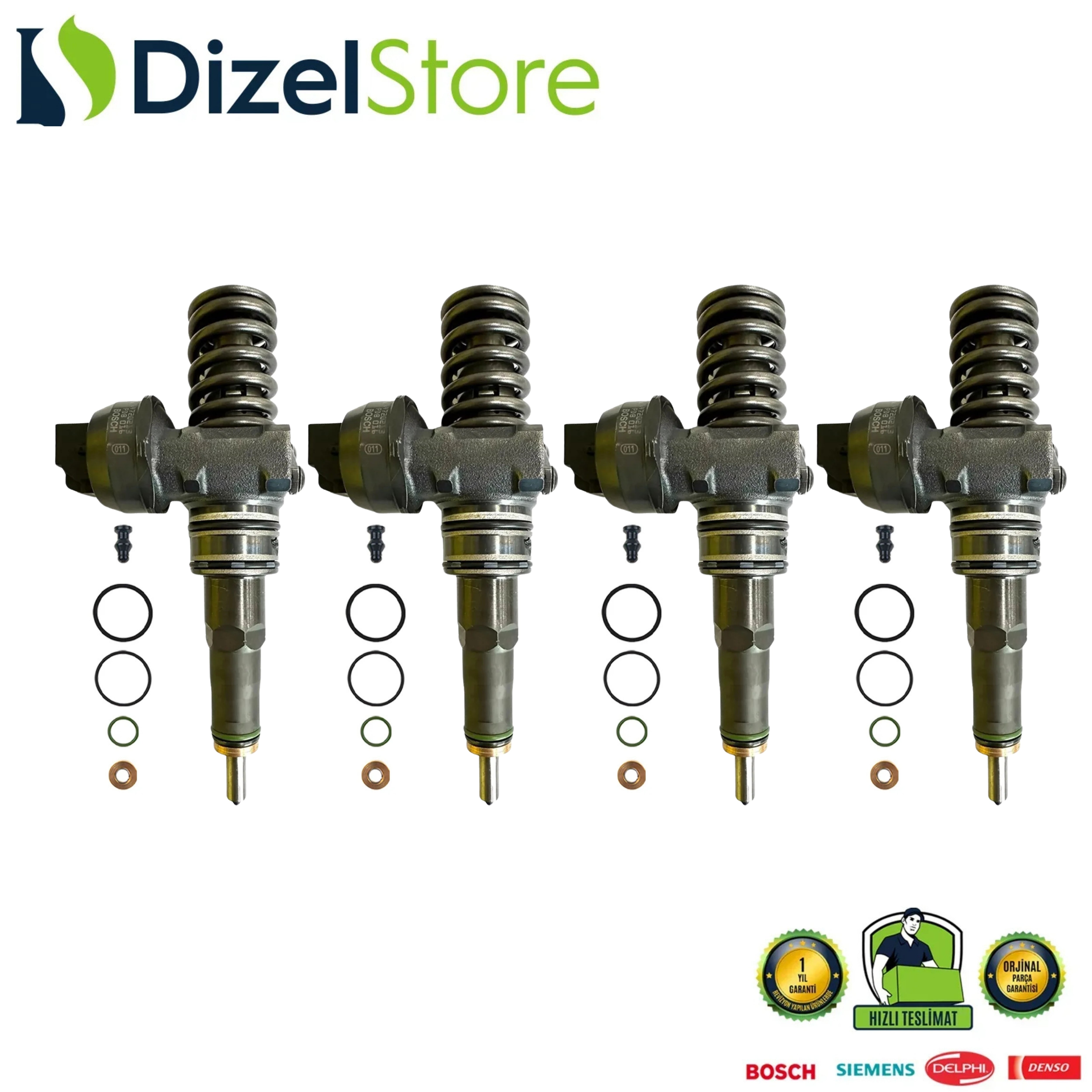 4X 0414720213 VW AUDİ SEAT SKODA 1.9 TDI DİZEL ENJEKTÖR 038130073AQ