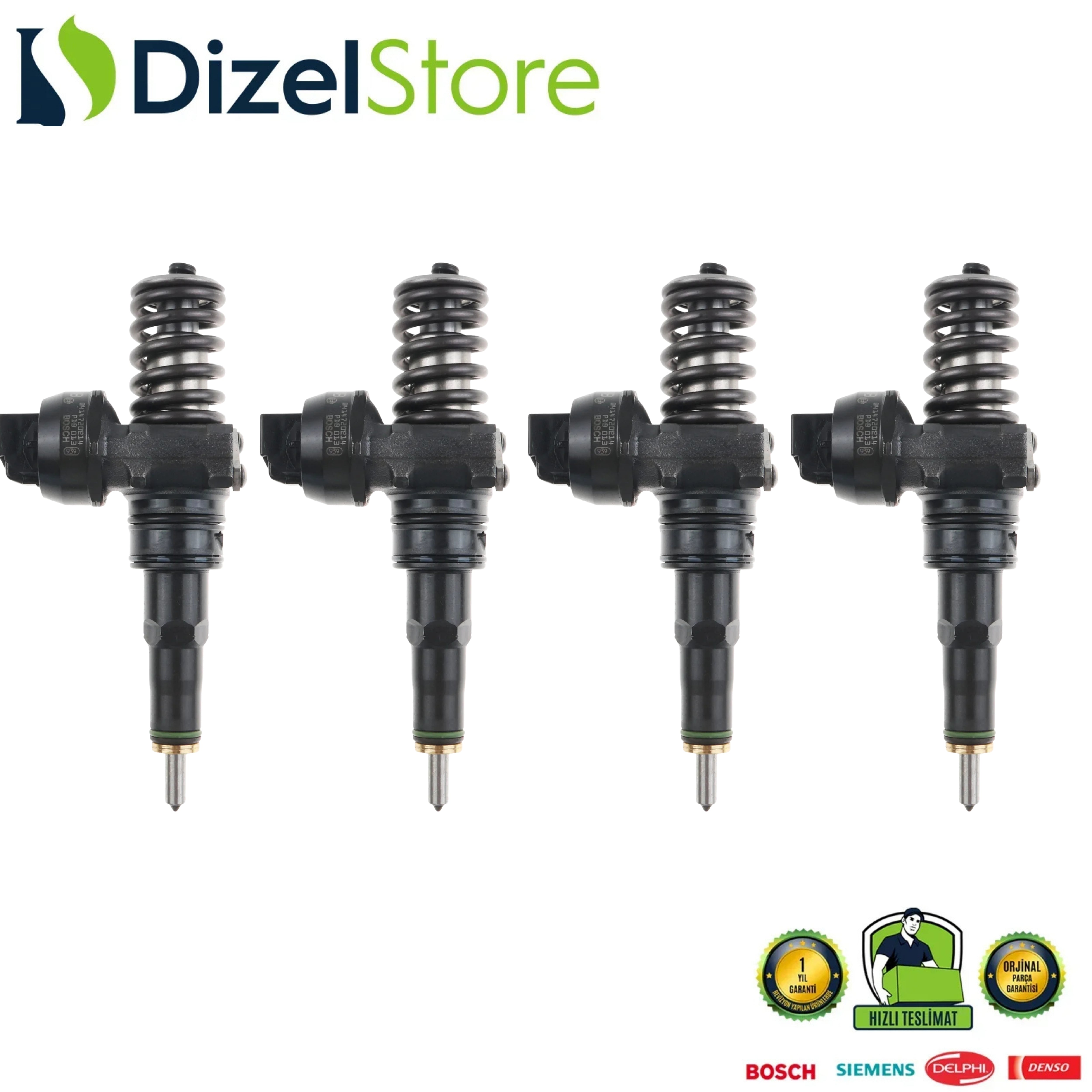 4X 0414720214 VW AUDİ SEAT SKODA FORD 1.9 TDI DİZEL ENJEKTÖR 038130073BA