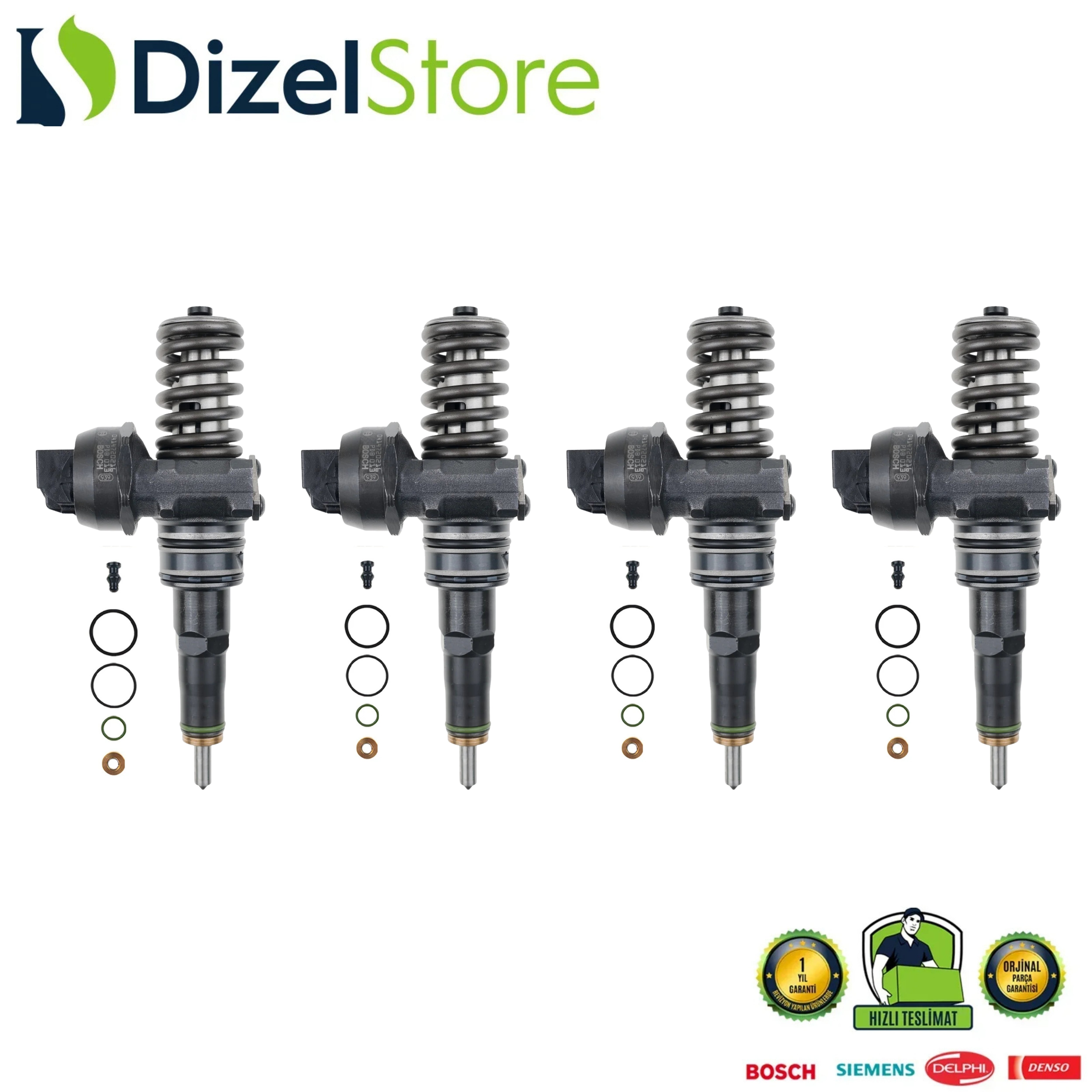 4X 0414720216 SEAT LEON VW AUDİ SEAT FORD 1.9 TDI DİZEL ENJEKTÖR 038130073BA