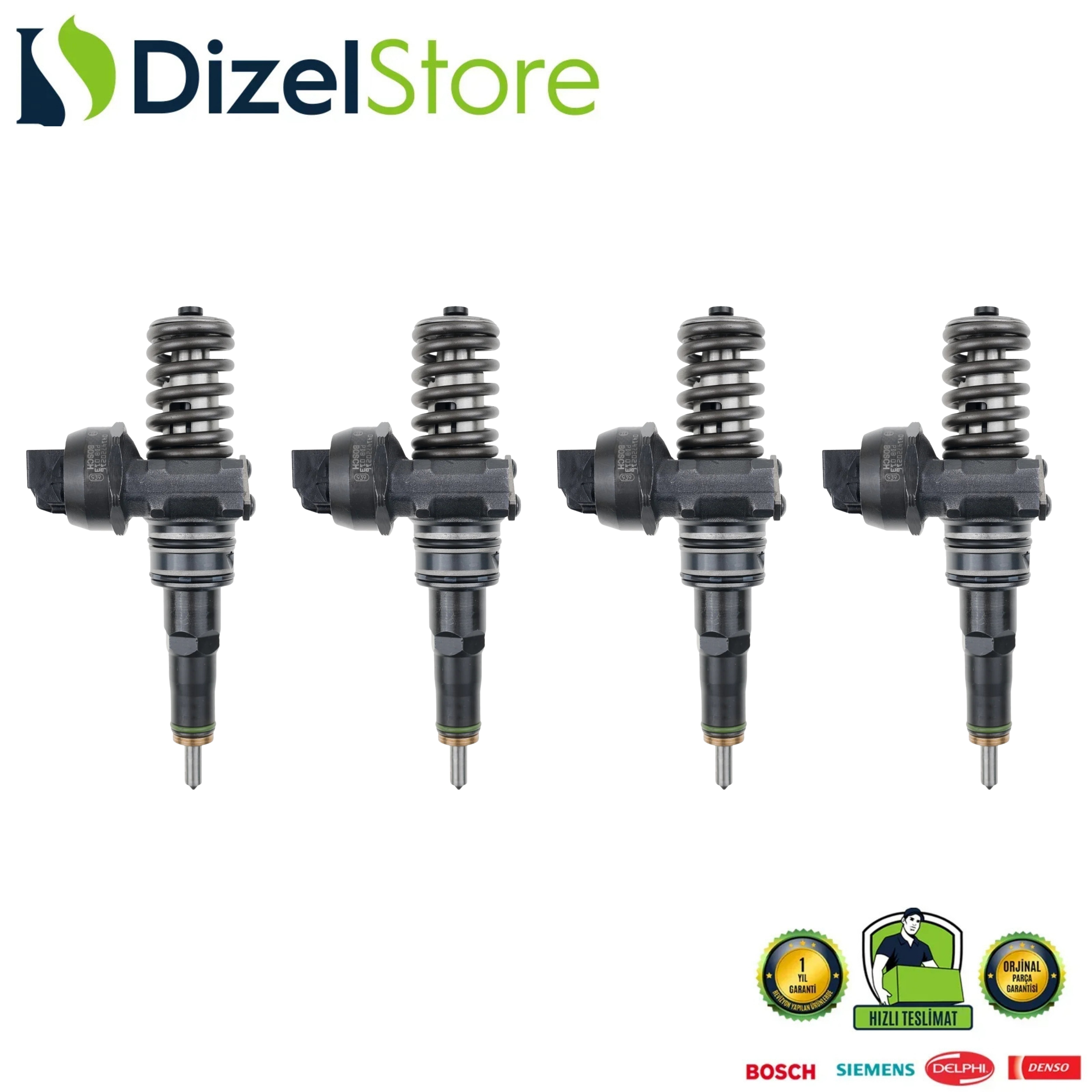 4X 0414720216 SEAT LEON VW AUDİ SEAT FORD 1.9 TDI DİZEL ENJEKTÖR 038130073BA