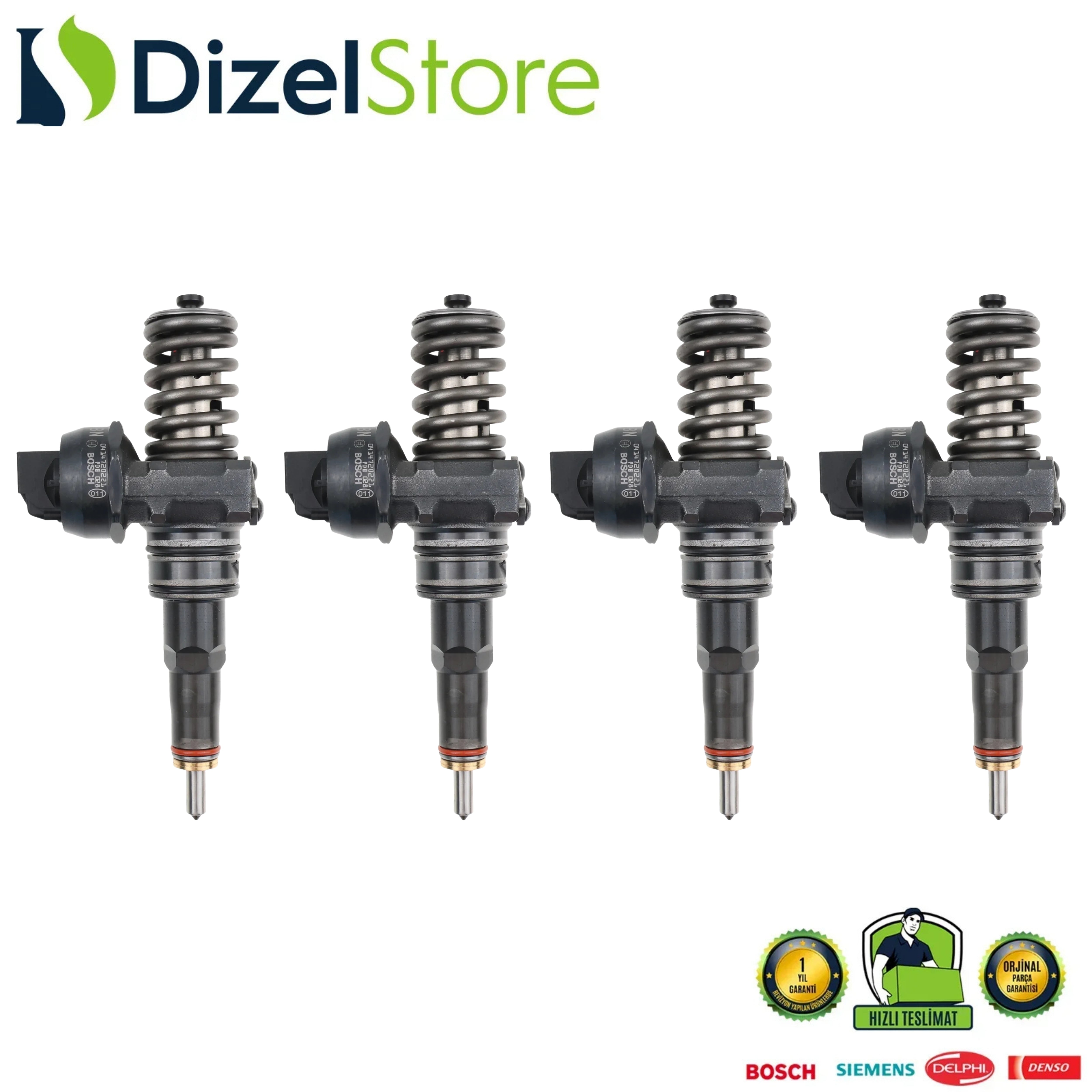 4X 0414720221 VW Audi Phaeton Touareg Caddy Enjektör | 5.0 TDI |038130073AP