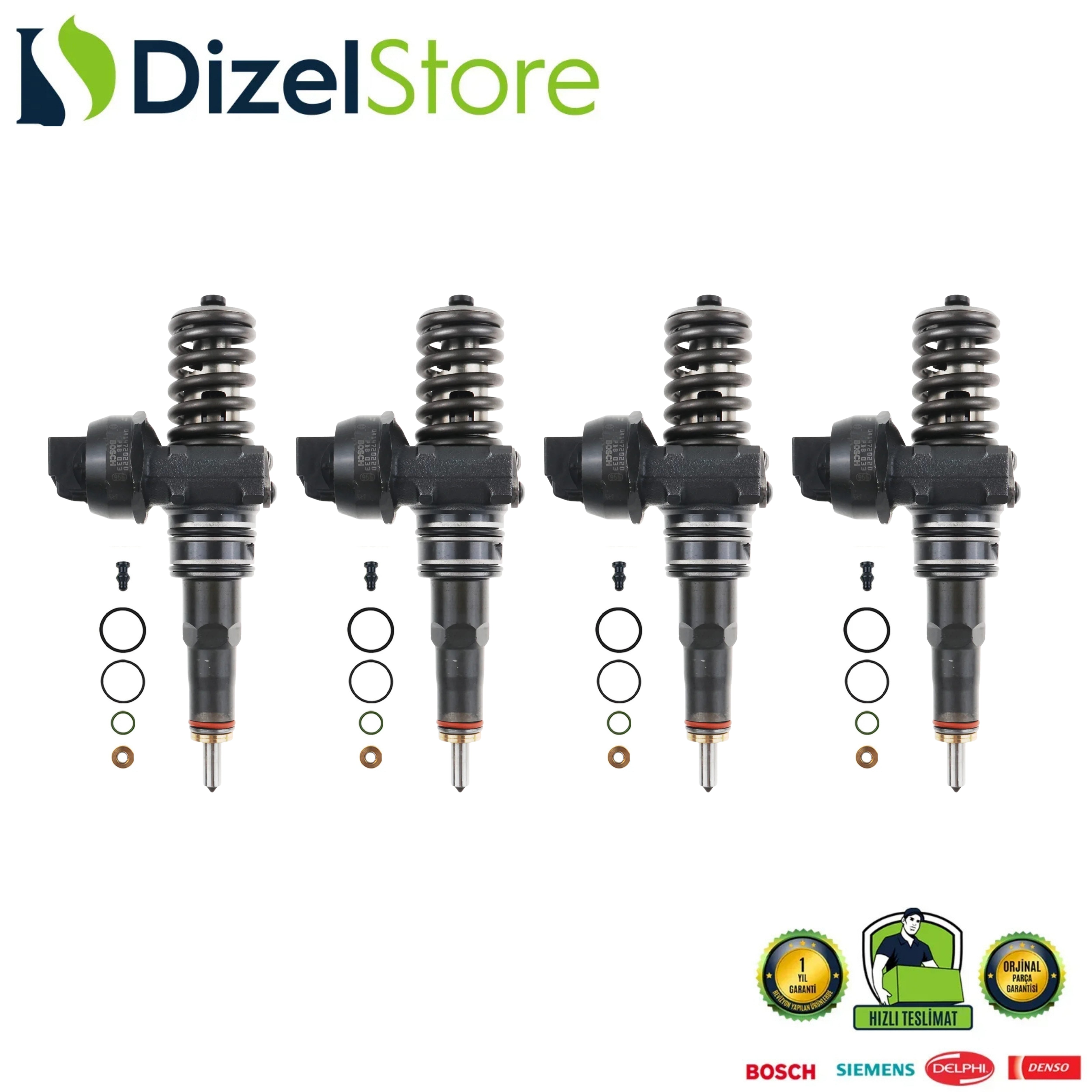 4X 0414720220 VW Phaeton Touareg 5.0 TDI DİZEL ENJEKTÖR 07Z130073H
