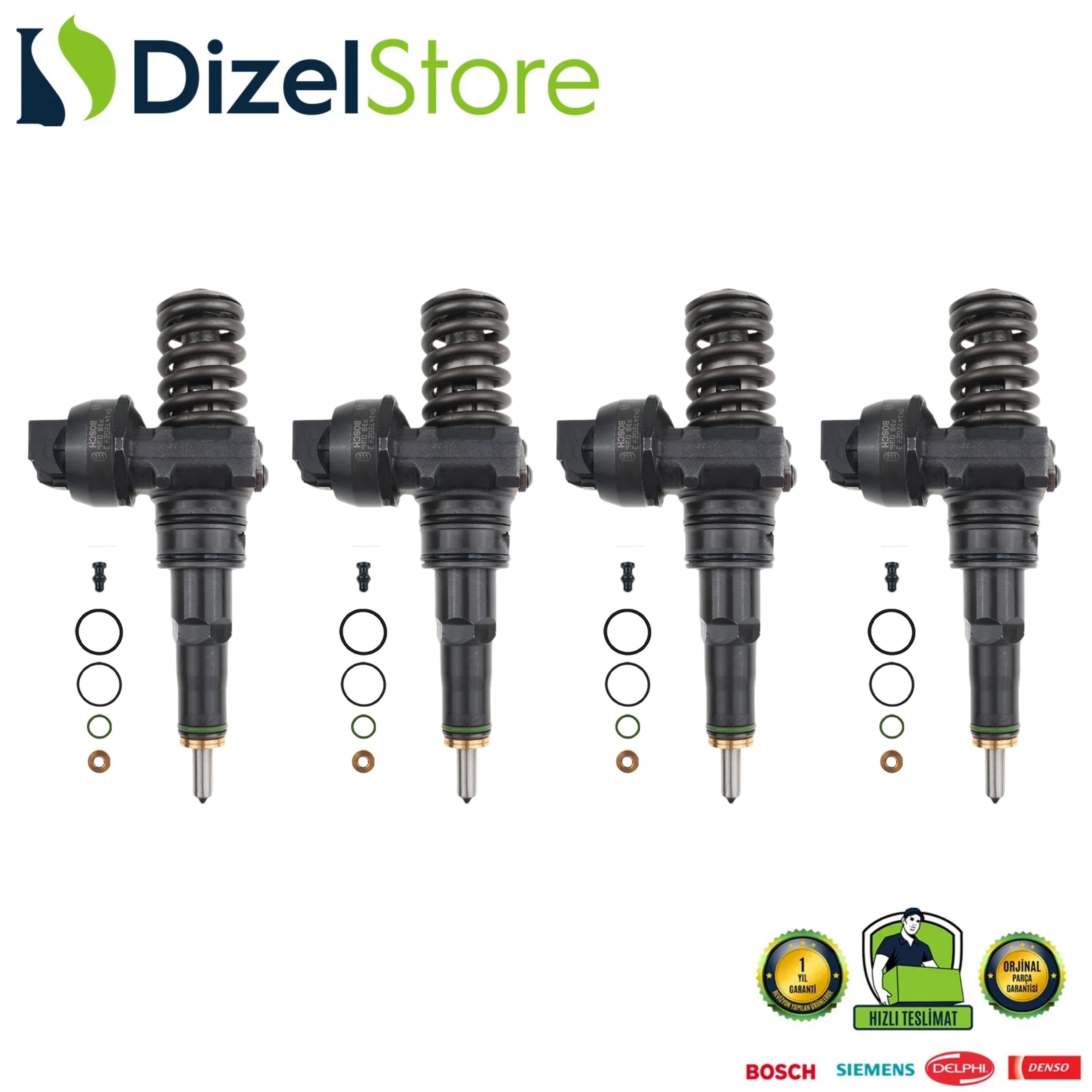4X 0414720223 VW Audi Skoda 1.9 TDI DİZEL ENJEKTÖR 038130073BF