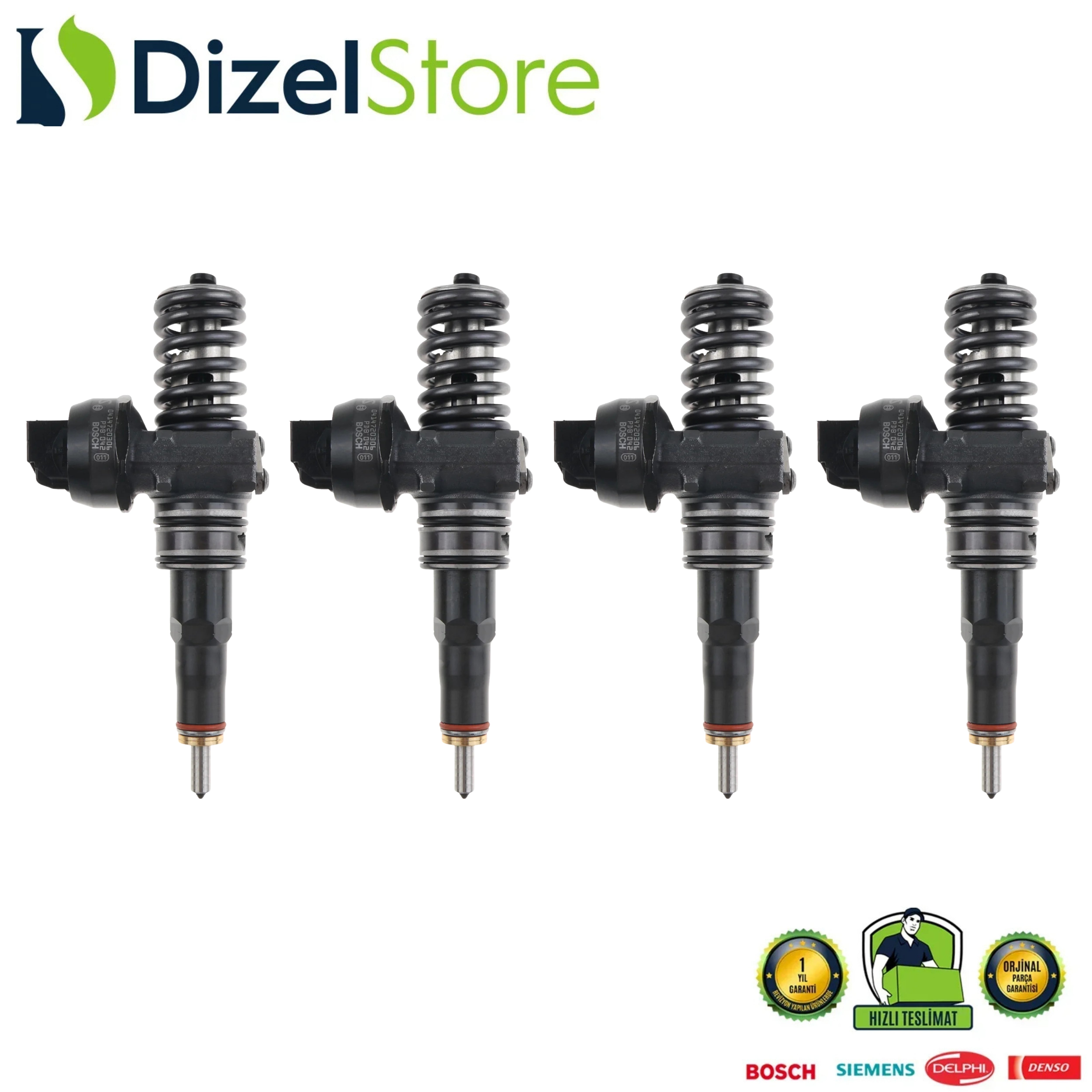 4X 0414720306 AUDİ SEAT SKODA VW 2.0 TDI DİZEL ENJEKTÖR 038130073BK