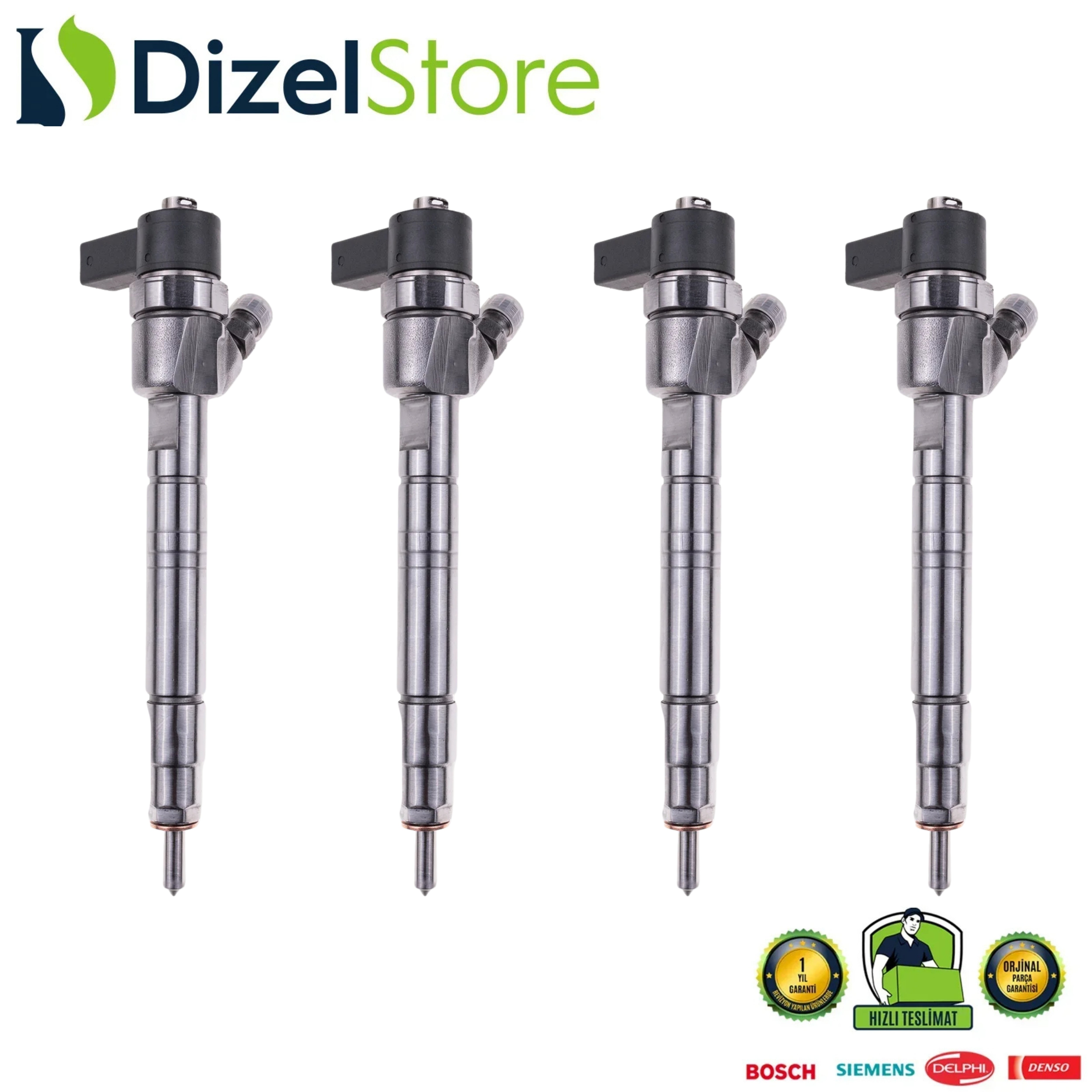 4X 0445110012 Bosch Enjektör Mercedes-Benz vito 2.0-2.2 CDI A6110700587