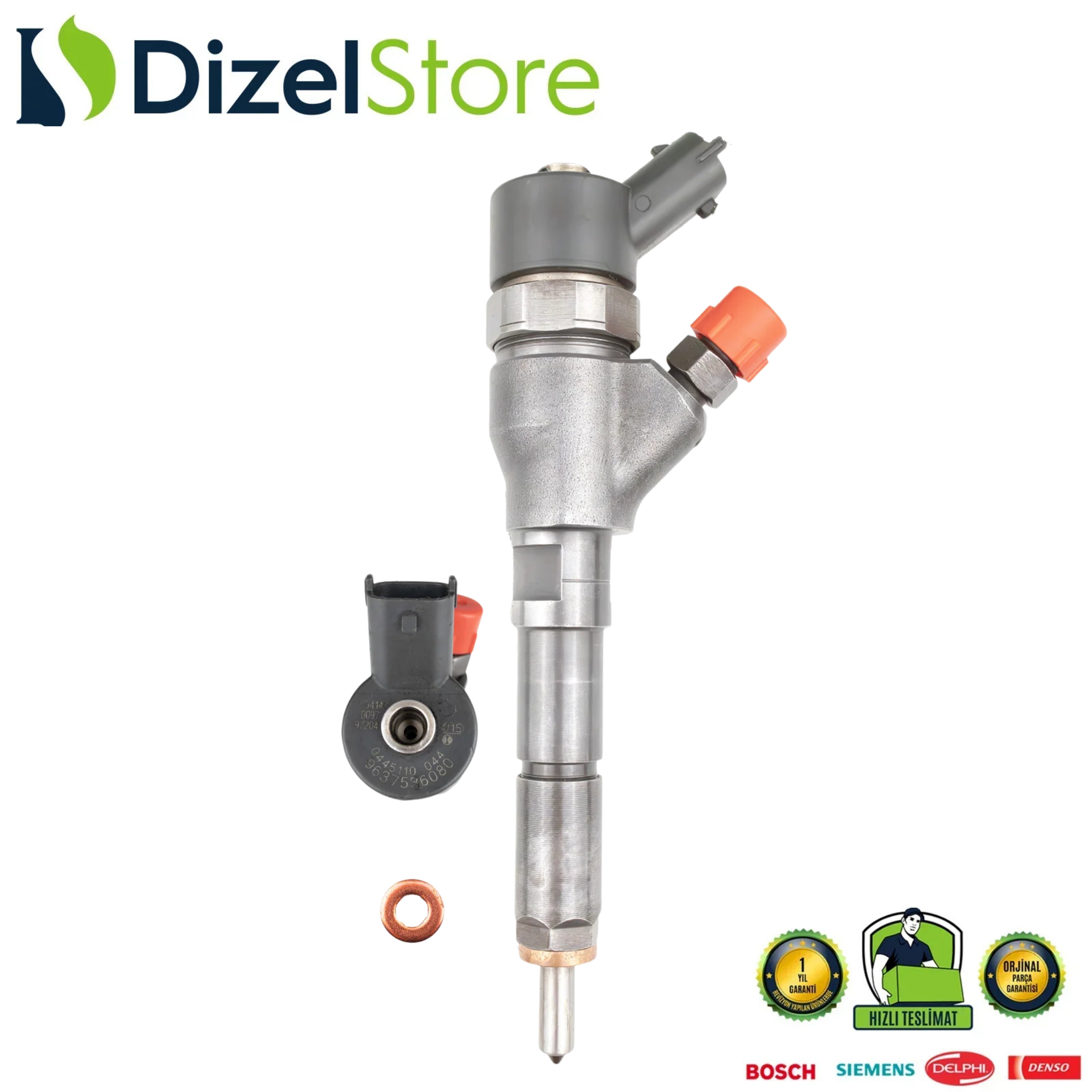 0445110044 Bosch Enjektör Citroen Suzuki Fiat Scudo 2.0 JTD 9456182480