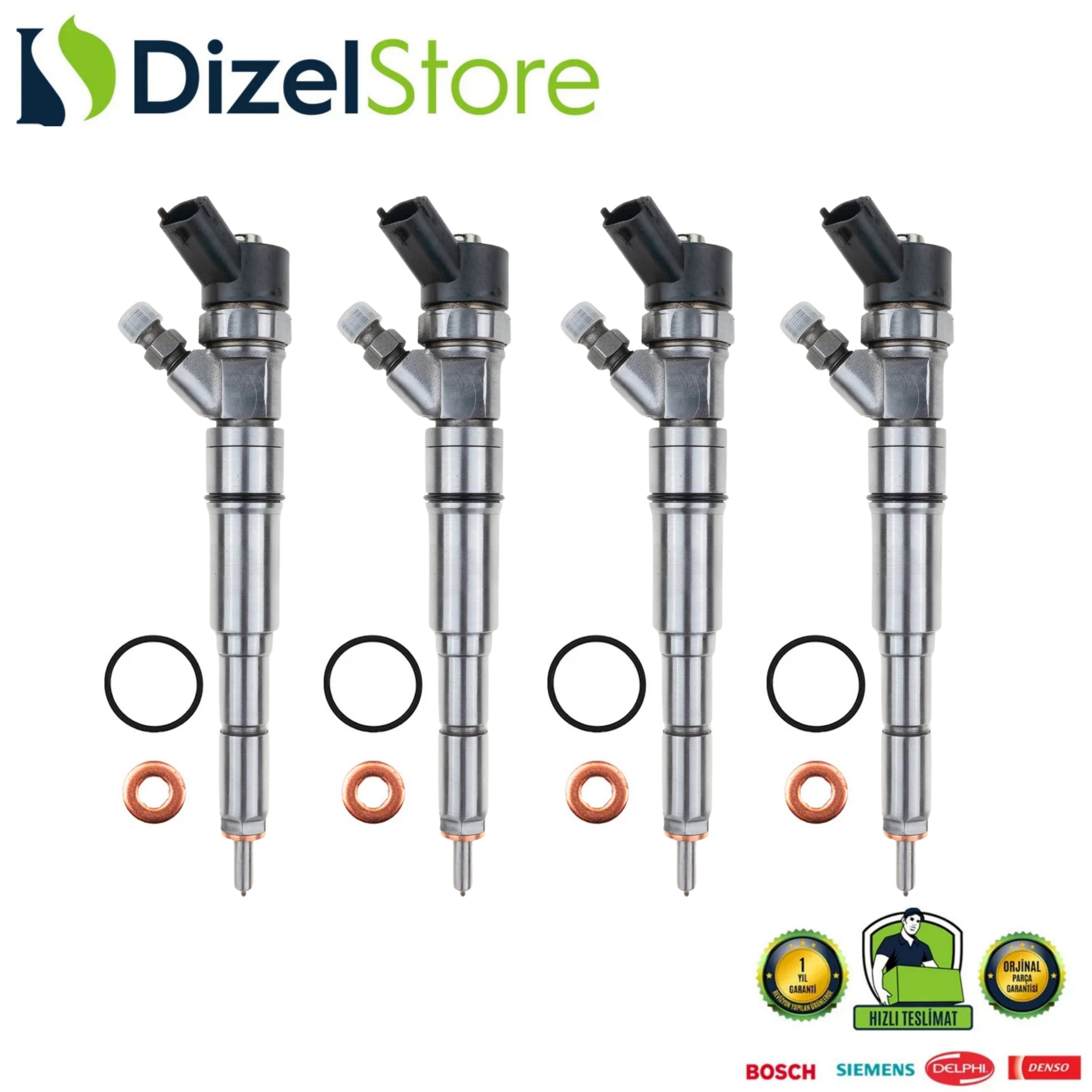 4X Land Rover BMW Enjektör 2.0 Td4 0445110049 93171107