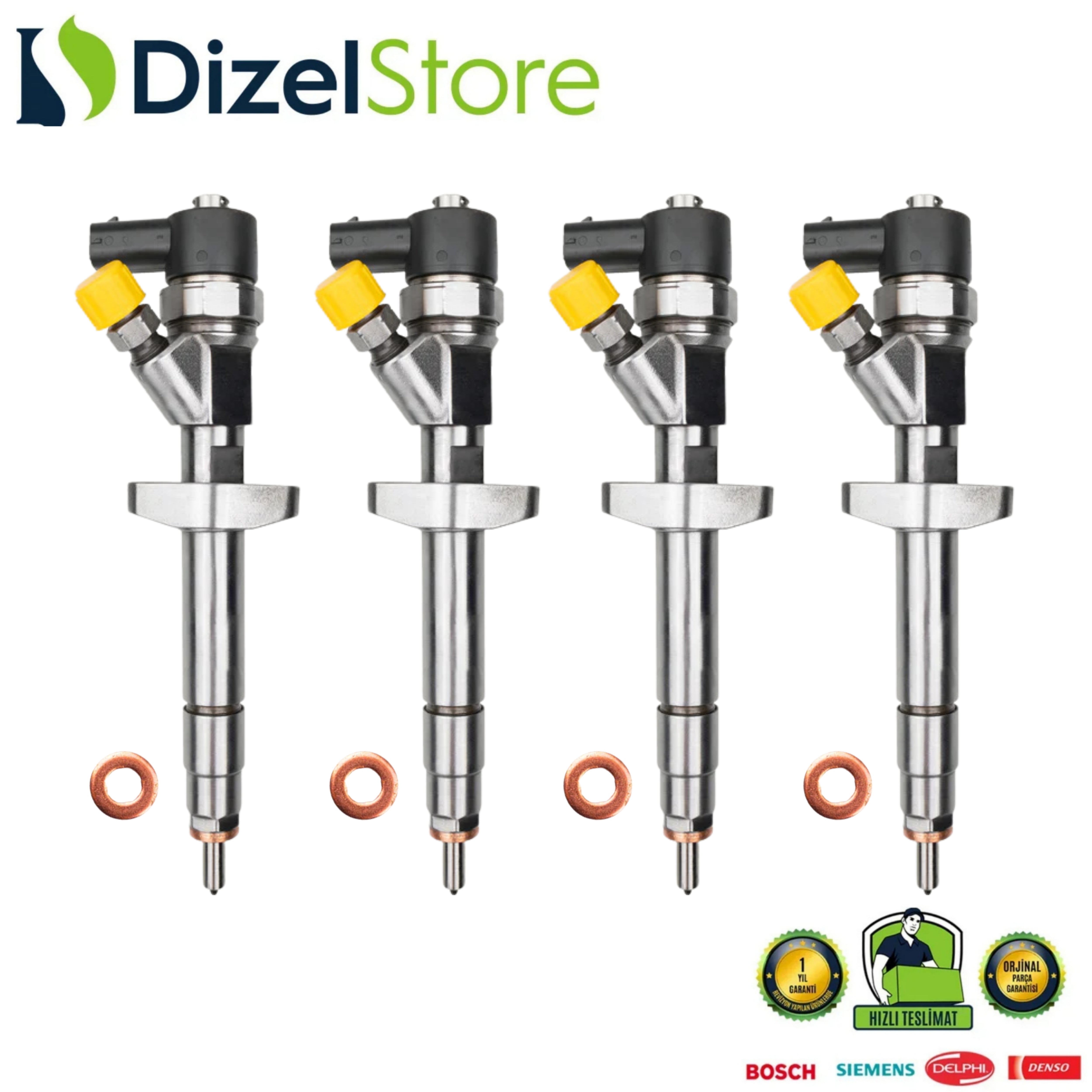 4X Renault Enjektör 2.2 dCi Bosch 0445110084 8200084534