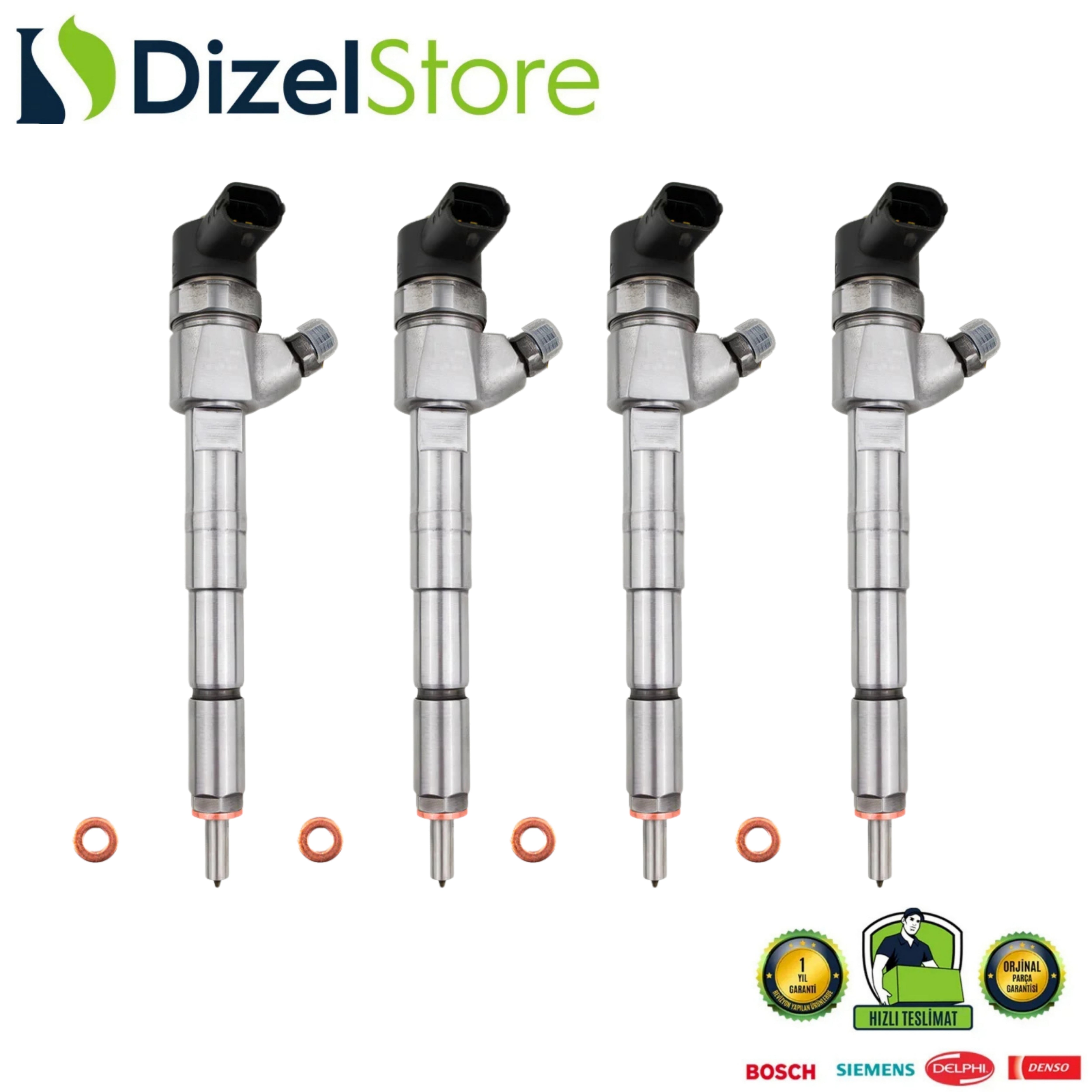 4X Alfa Romeo Fiat Lancia Enjektör 1.9 JTD Bosch 0445110111 55192534