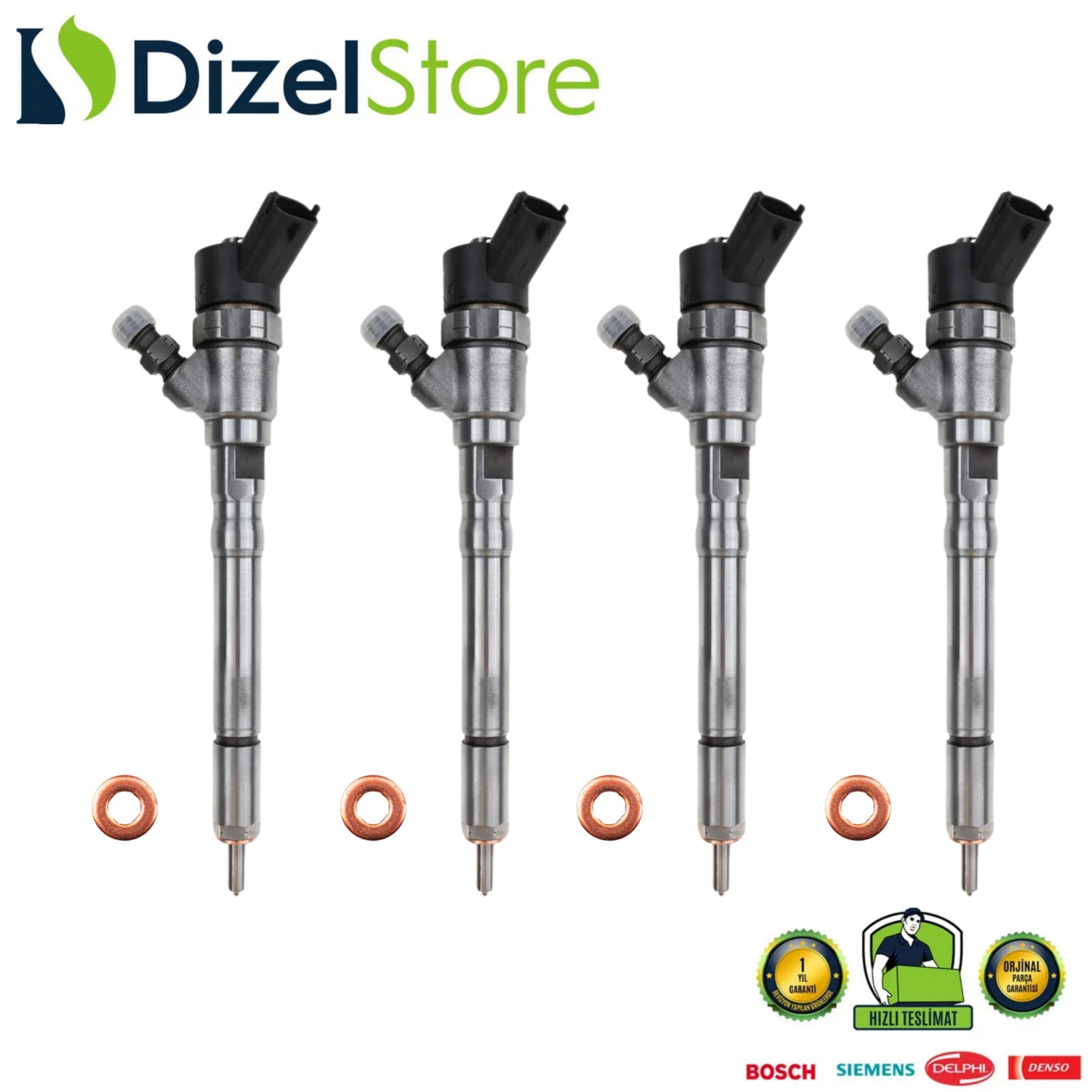 4X Kia Hyundai 2.0 CRDi Dizel Enjektör Bosch 0445110126 33800 21900