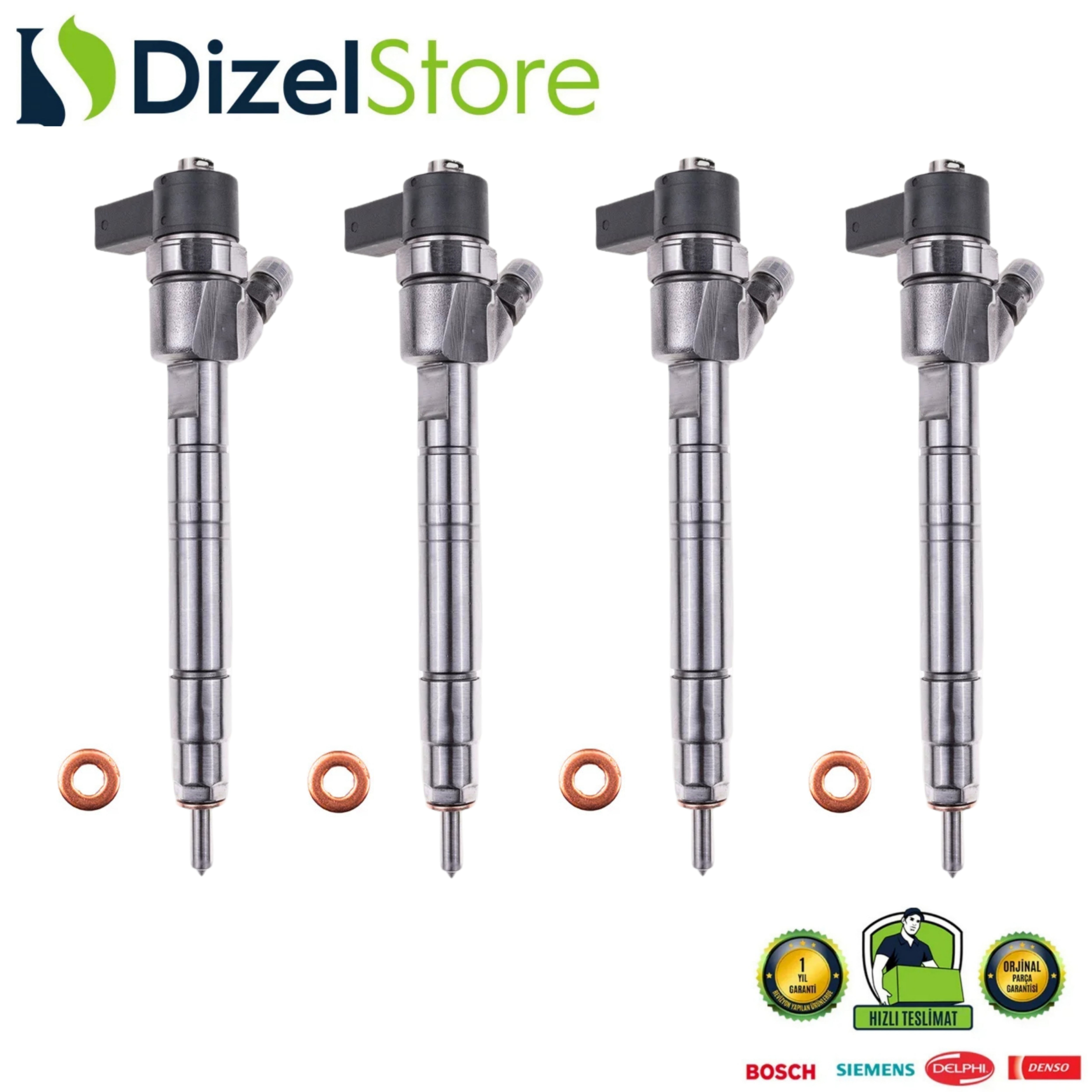 4X Mercedes Sprinter T3-T4 Enjektör 0445110162 A6470700187