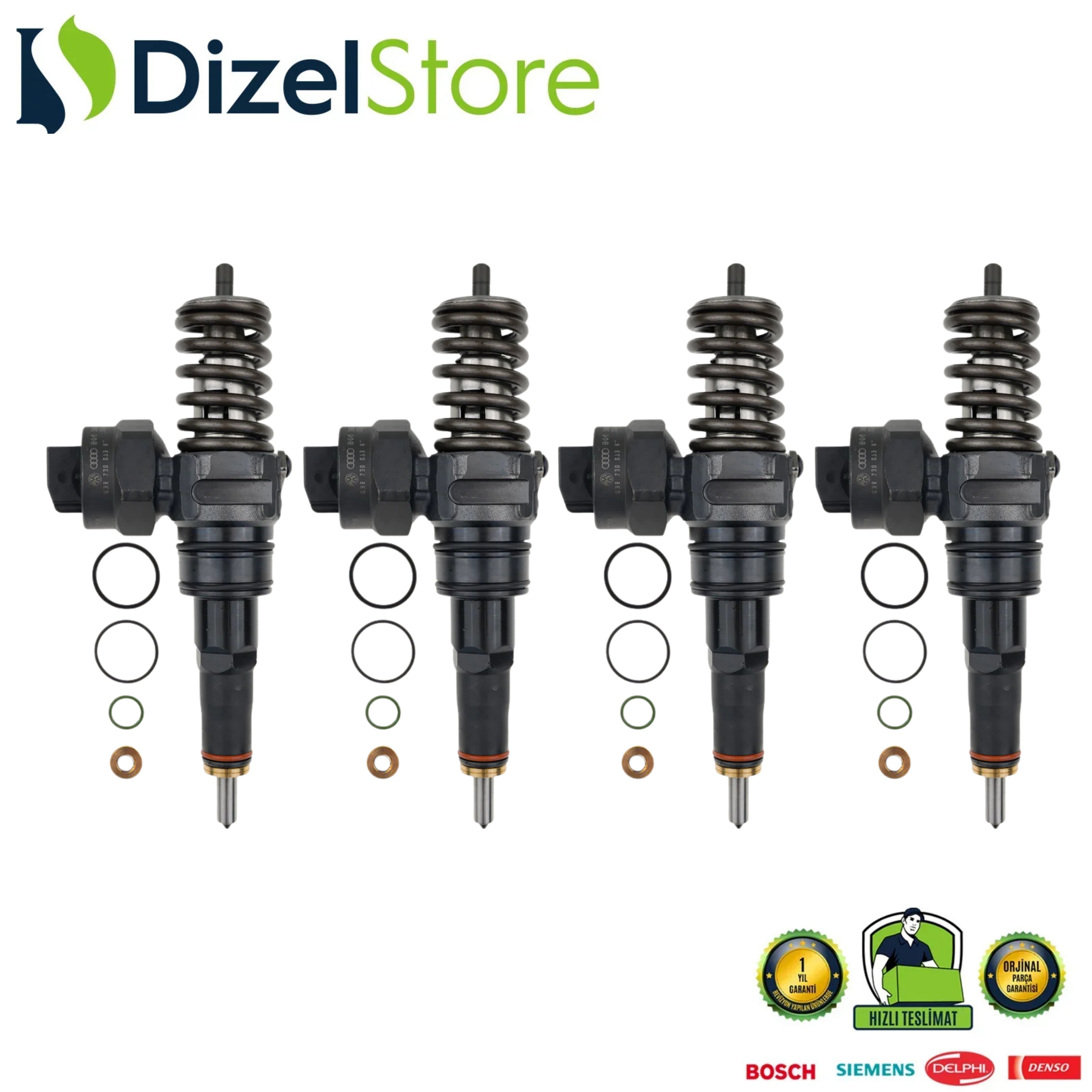 4X 0414720018 SEAT VW 1.9 TDI ENJEKTÖR 038130073AC 038130073AK