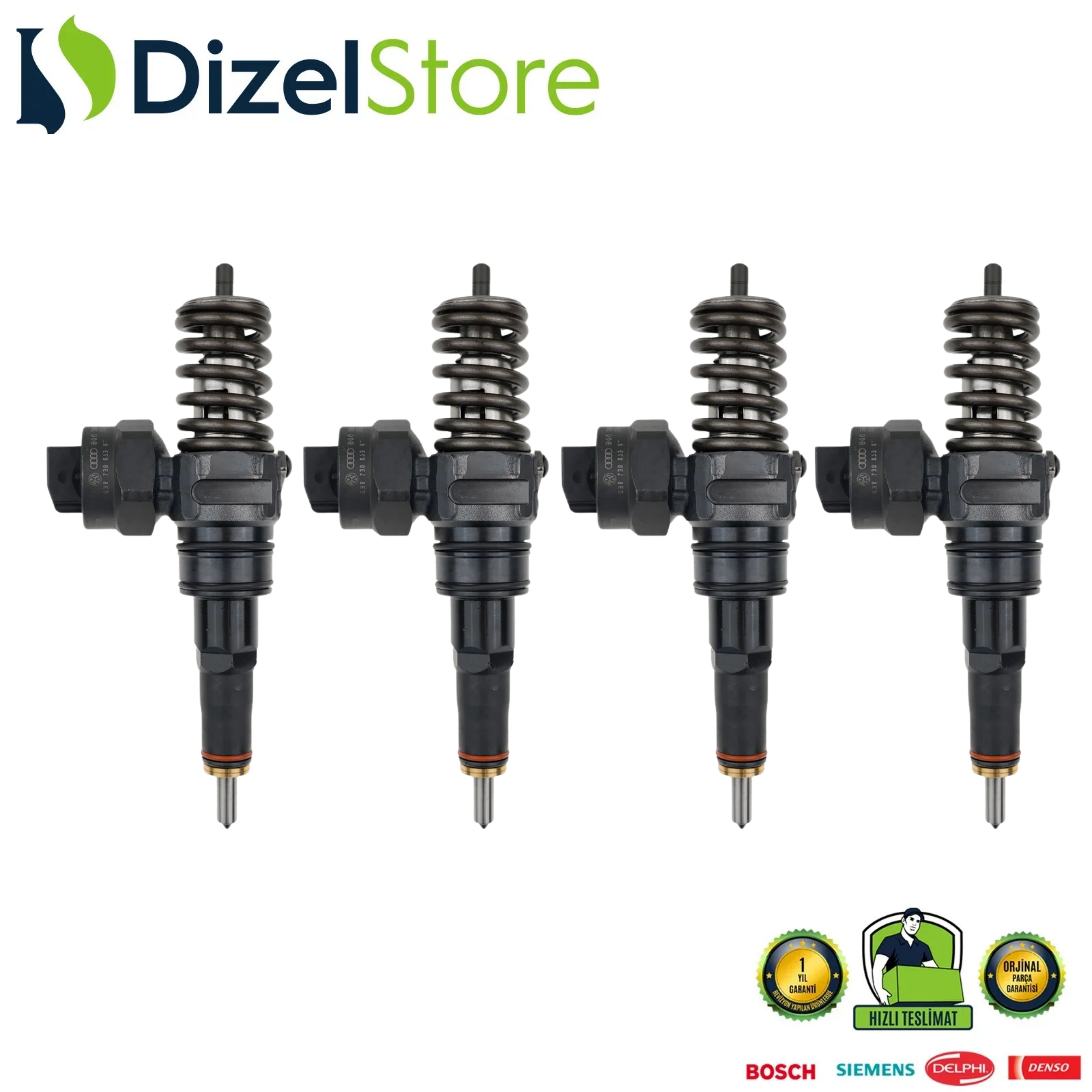 4X 0414720018 SEAT VW 1.9 TDI ENJEKTÖR 038130073AC 038130073AK