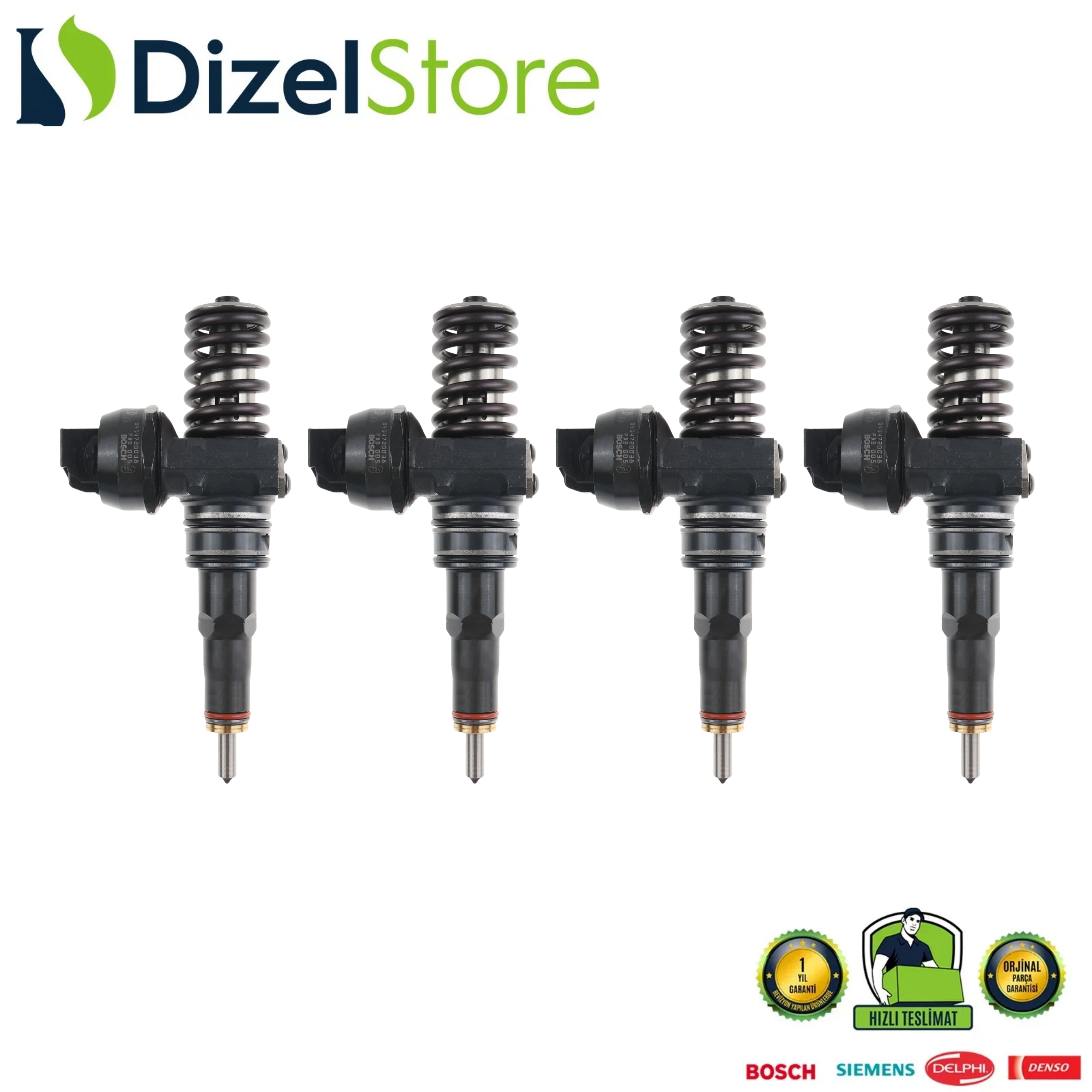 4X 0414720038 FORD SEAT VW 1.9 TDI DİZEL ENJEKTÖR 038130073AK