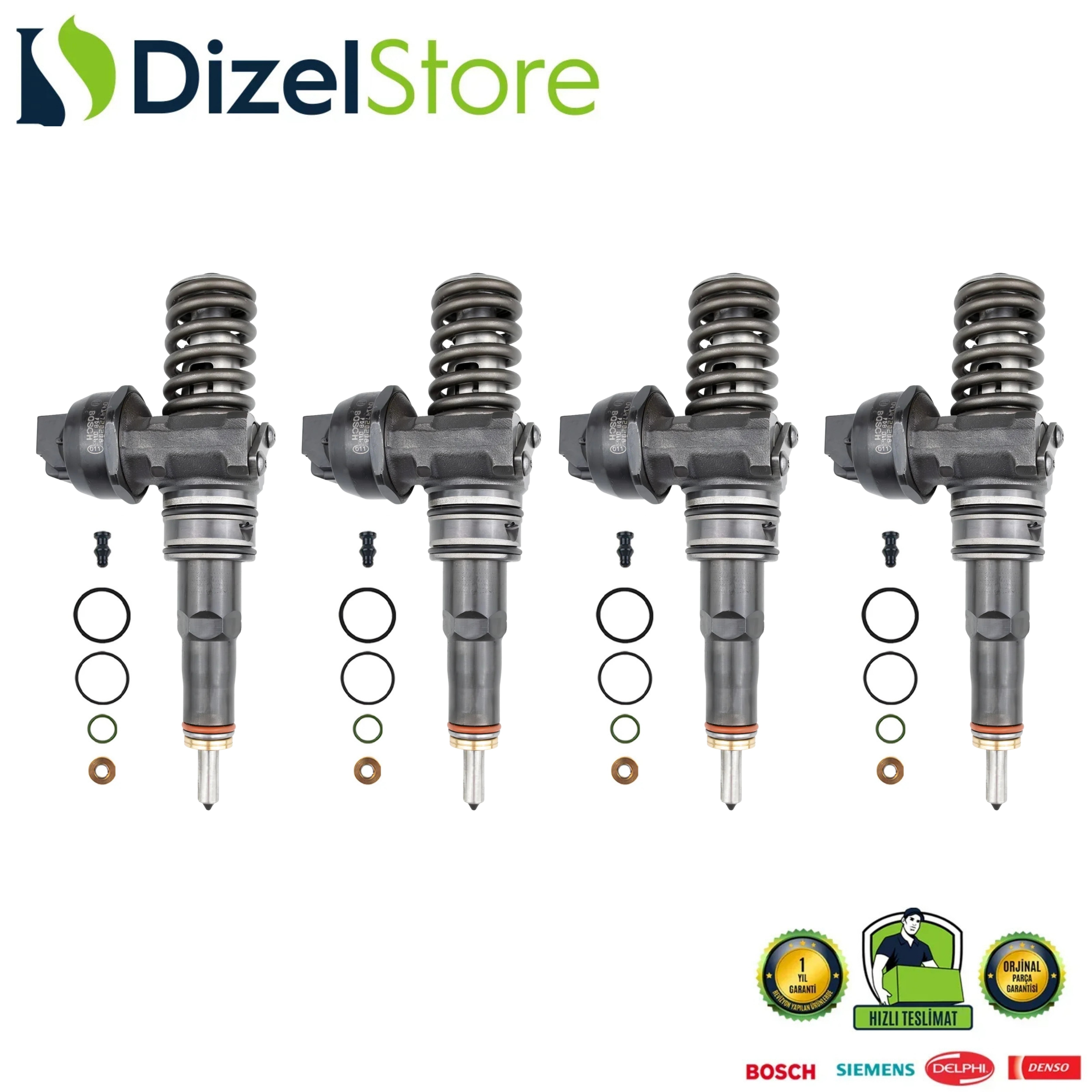 4X 0414720208 VW TRANSPOTER AUDİ SEAT SKODA 1.9 TDI 038 130 073 AM